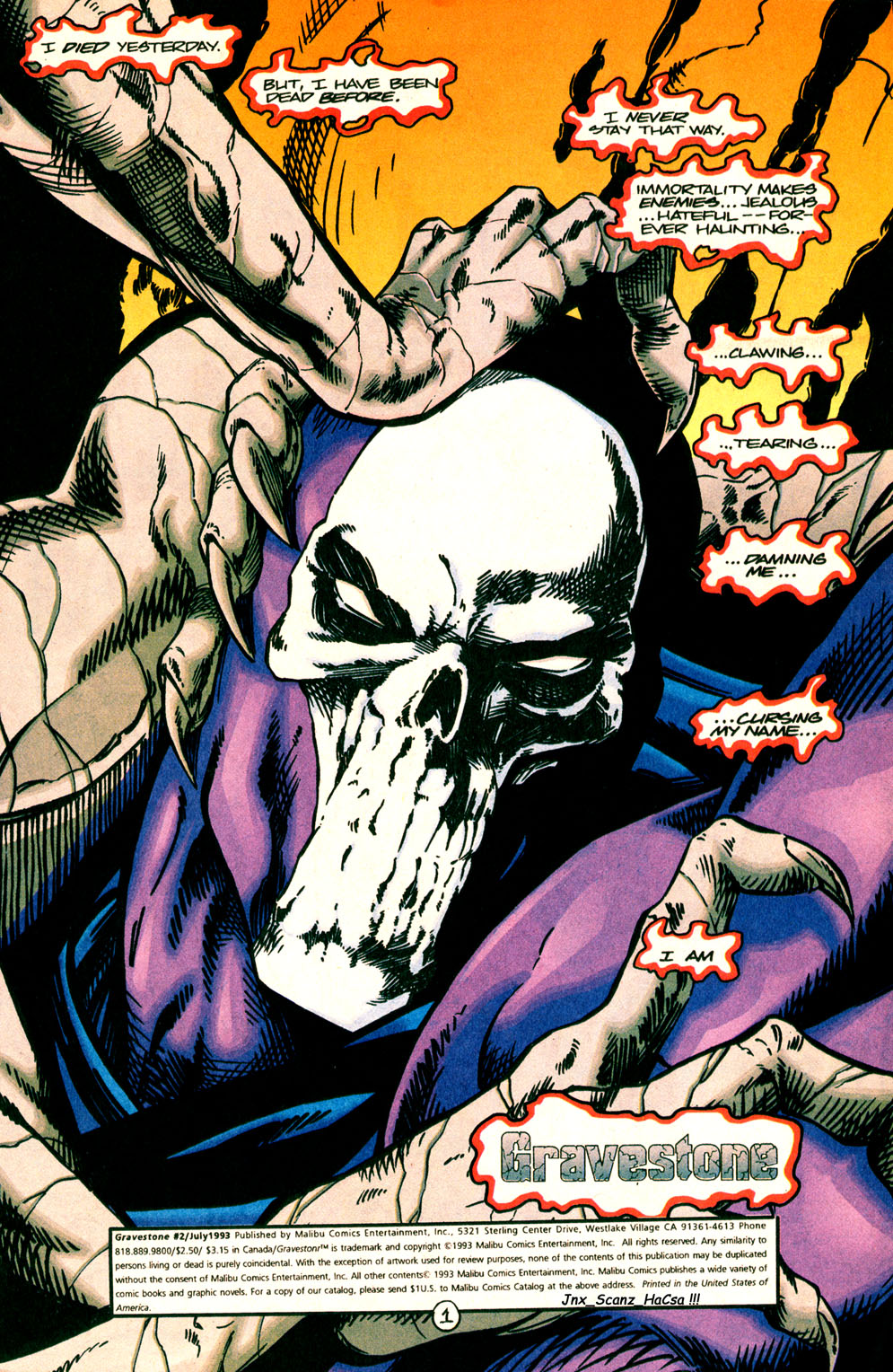 Read online Gravestone comic -  Issue #2 - 2