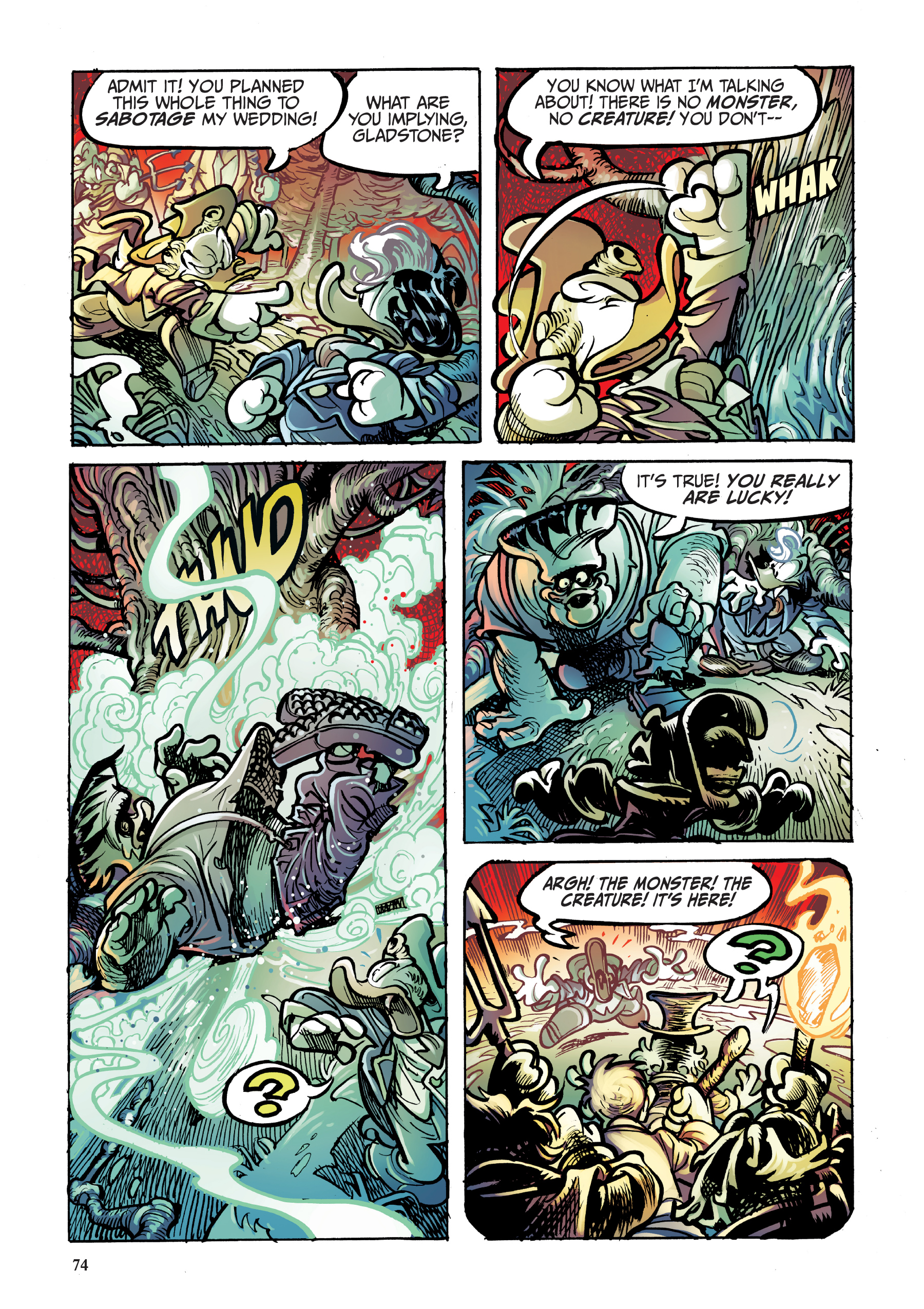 Read online Disney Frankenstein, Starring Donald Duck comic -  Issue # TPB - 74