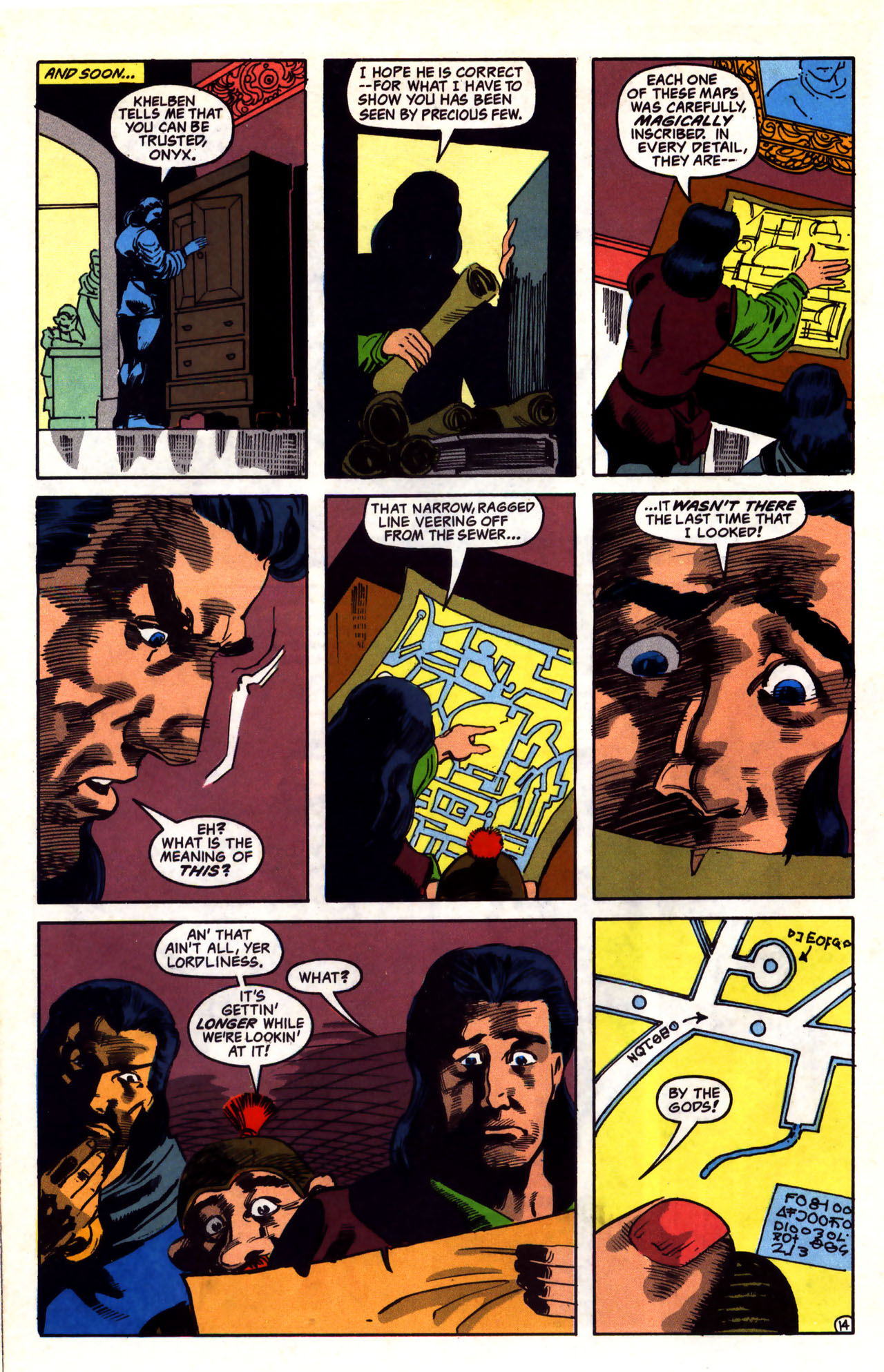 Read online Advanced Dungeons & Dragons comic -  Issue #31 - 14