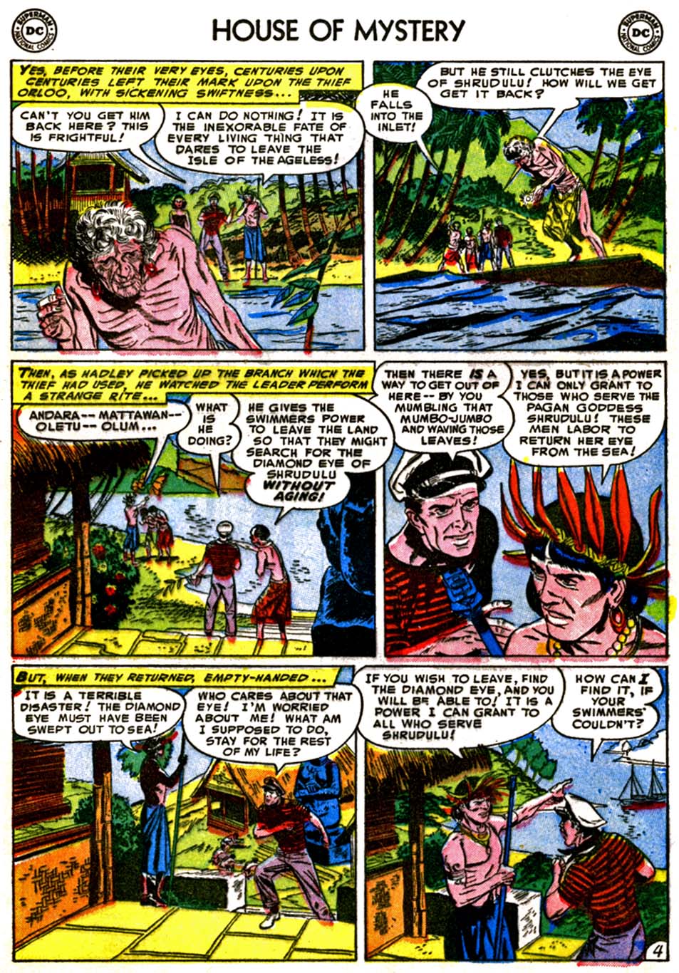 Read online House of Mystery (1951) comic -  Issue #22 - 21