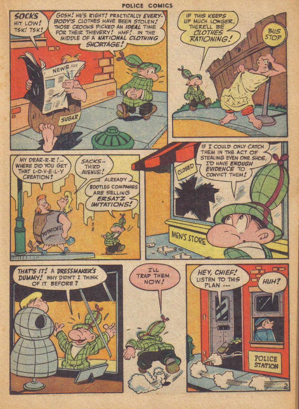 Read online Police Comics comic -  Issue #54 - 31