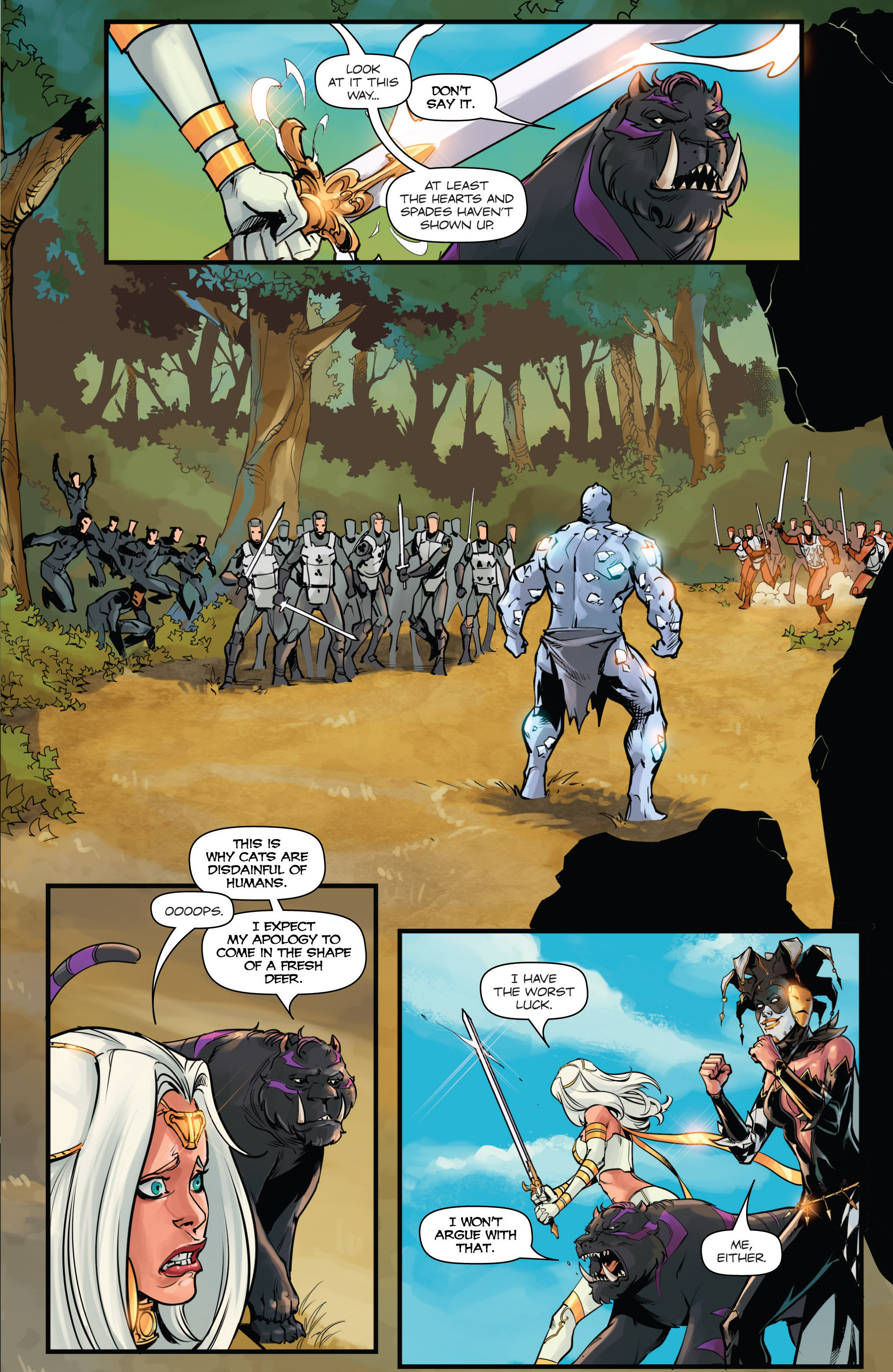 Read online Grimm Fairy Tales presents White Queen: Age of Darkness comic -  Issue #2 - 12