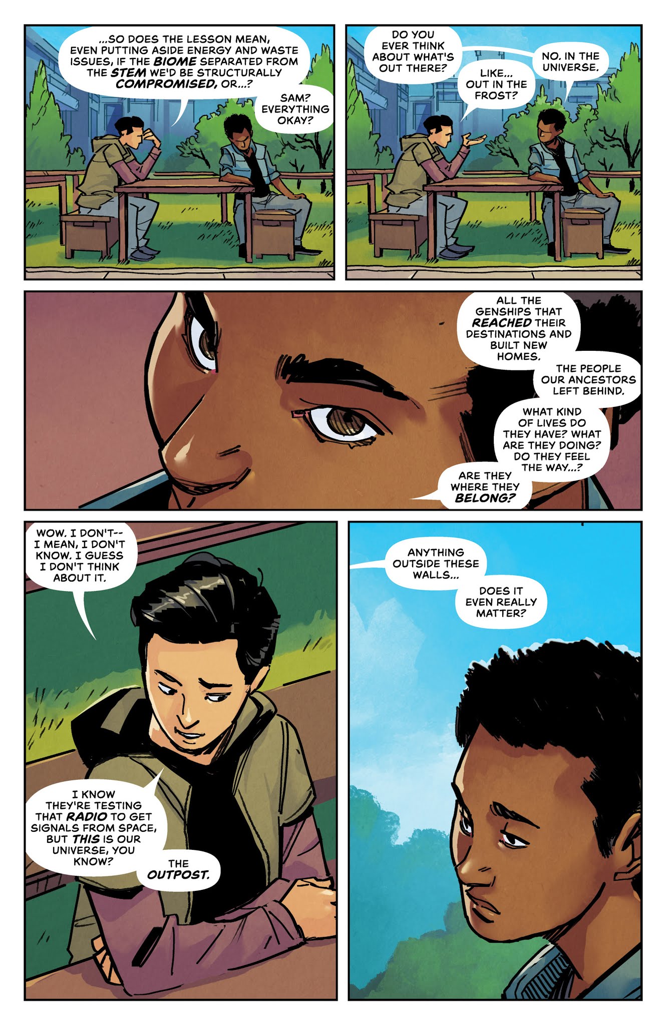 Read online Outpost Zero comic -  Issue #1 - 15