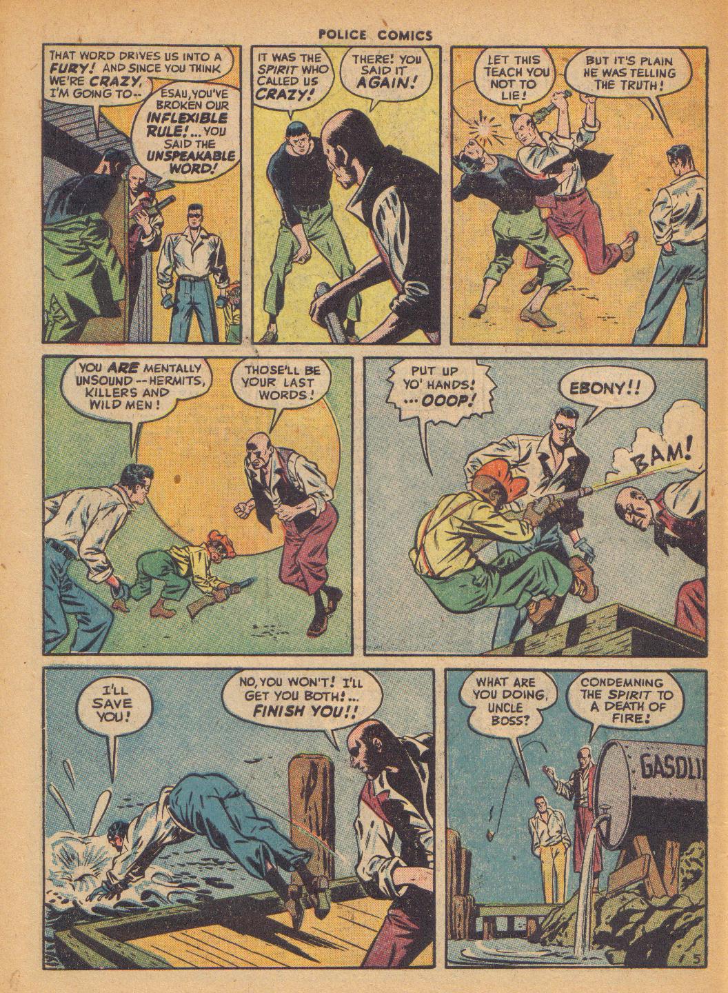 Read online Police Comics comic -  Issue #56 - 56