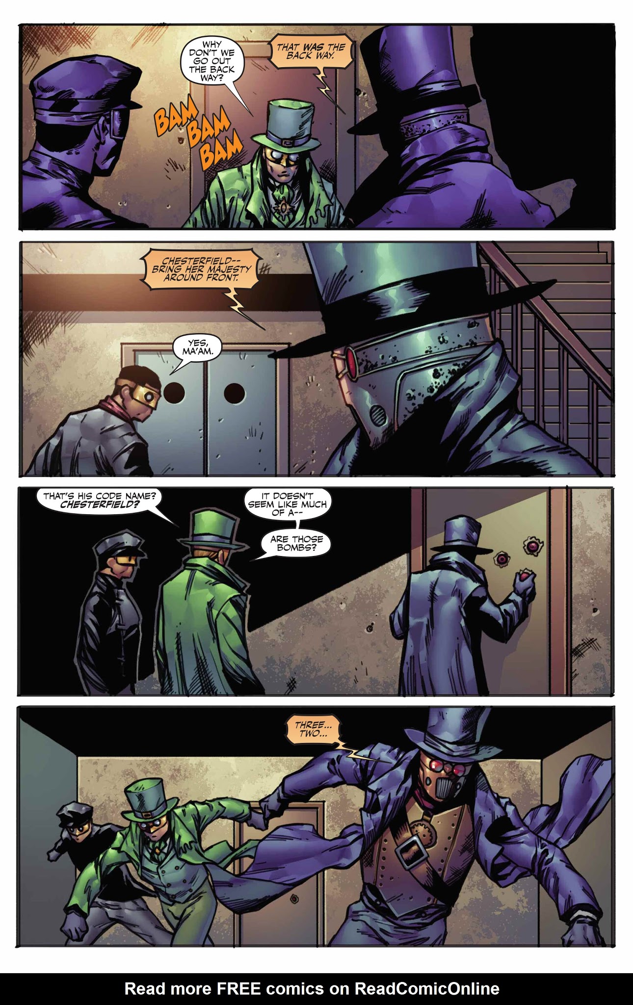 Read online Legenderry: Green Hornet comic -  Issue #4 - 4