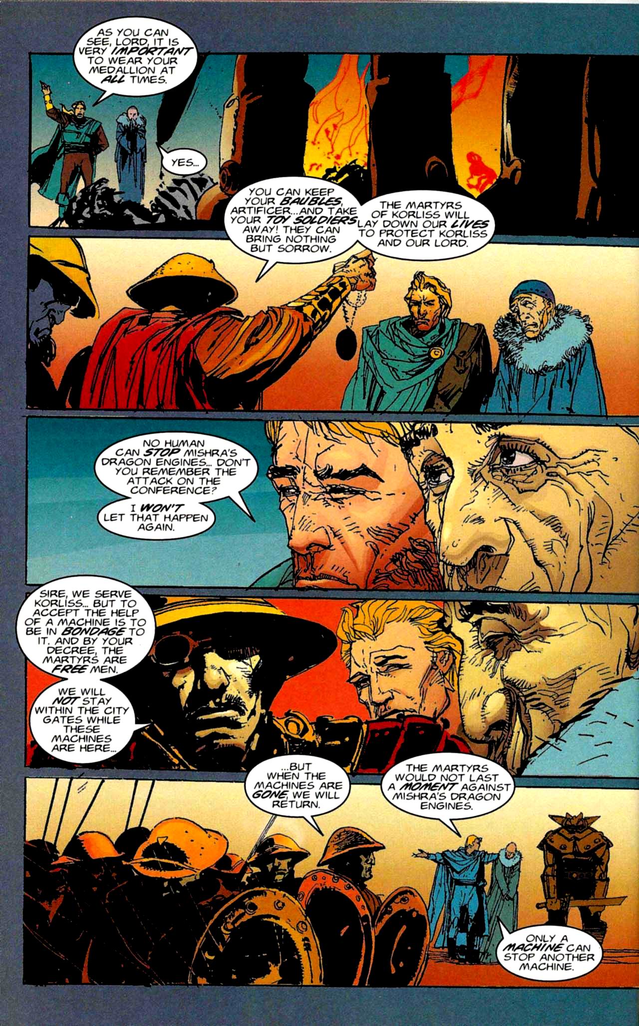 Read online Urza-Mishra War on the World of Magic: The Gathering comic -  Issue #1 - 38