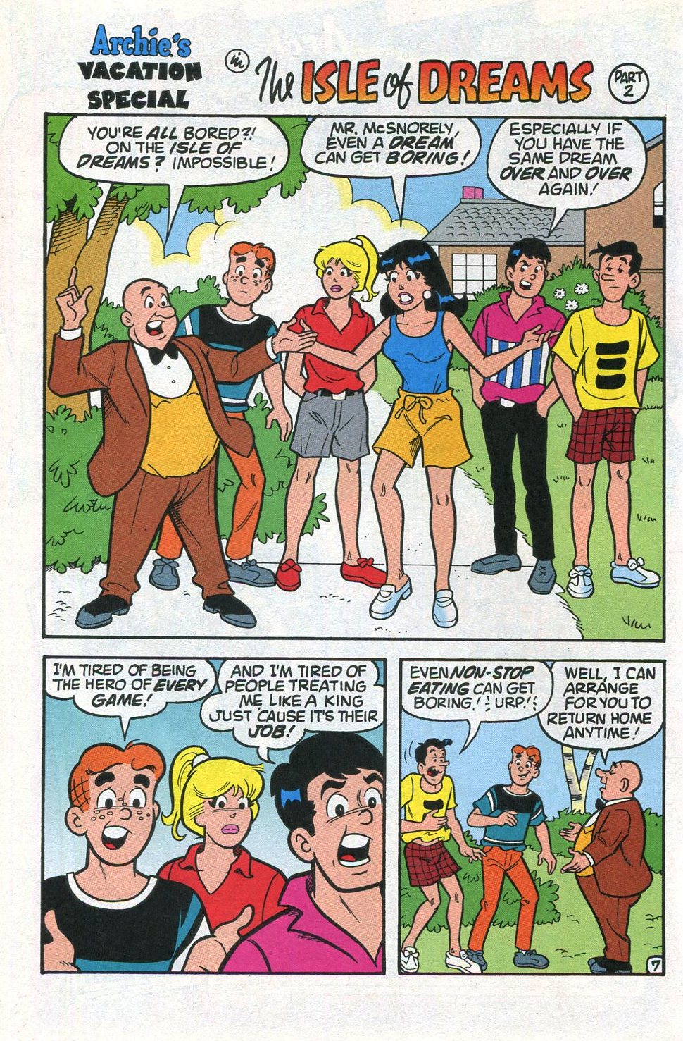 Read online Archie's Vacation Special comic -  Issue #7 - 10