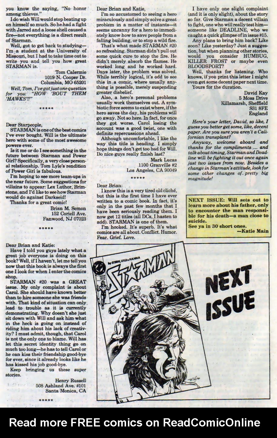 Starman (1988) Issue #23 #23 - English 24