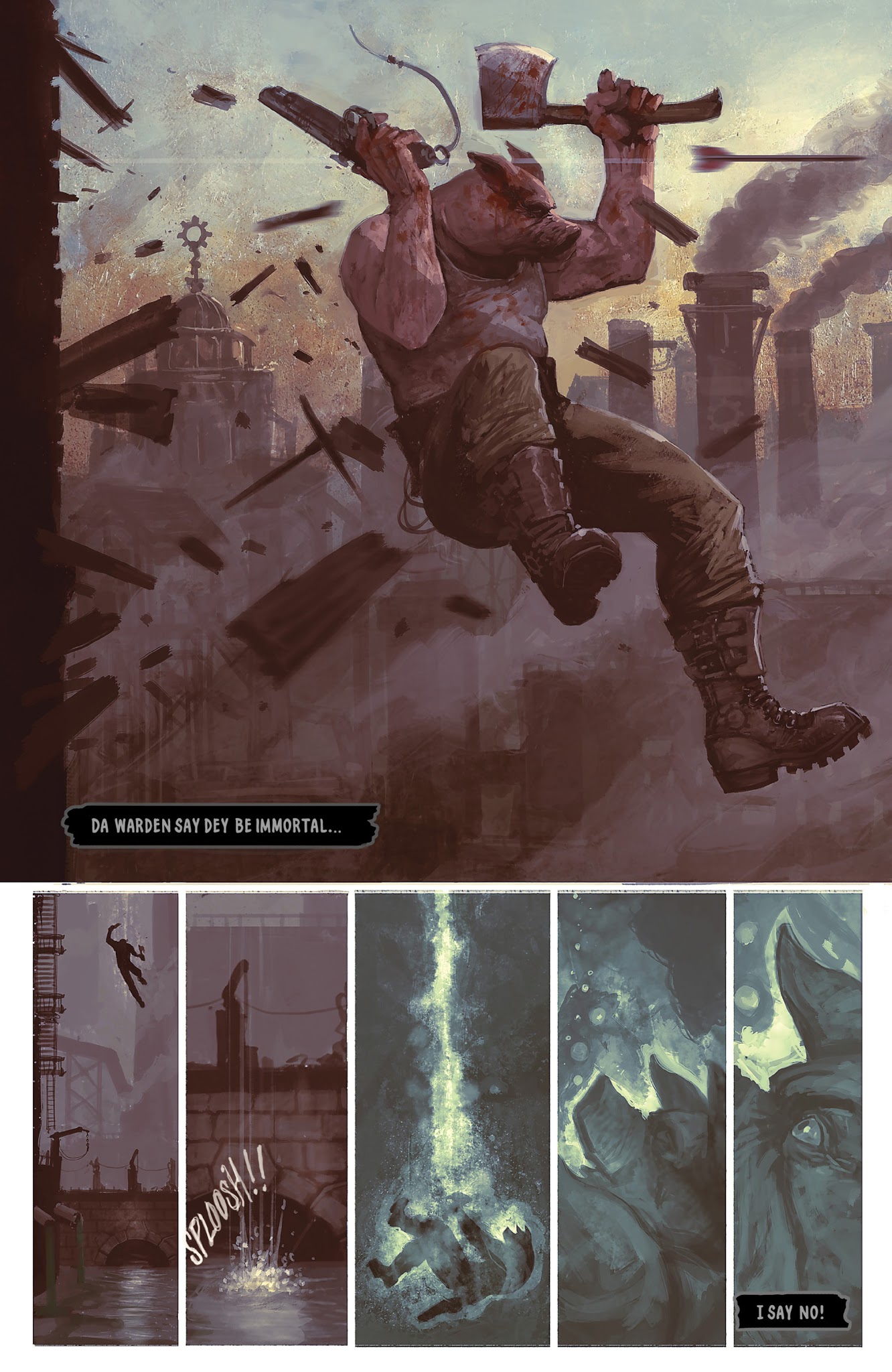 Read online Oink: Heaven's Butcher comic -  Issue # TPB - 58