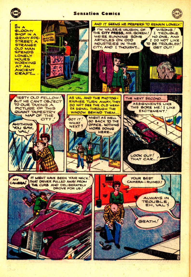 Read online Sensation (Mystery) Comics comic -  Issue #93 - 40