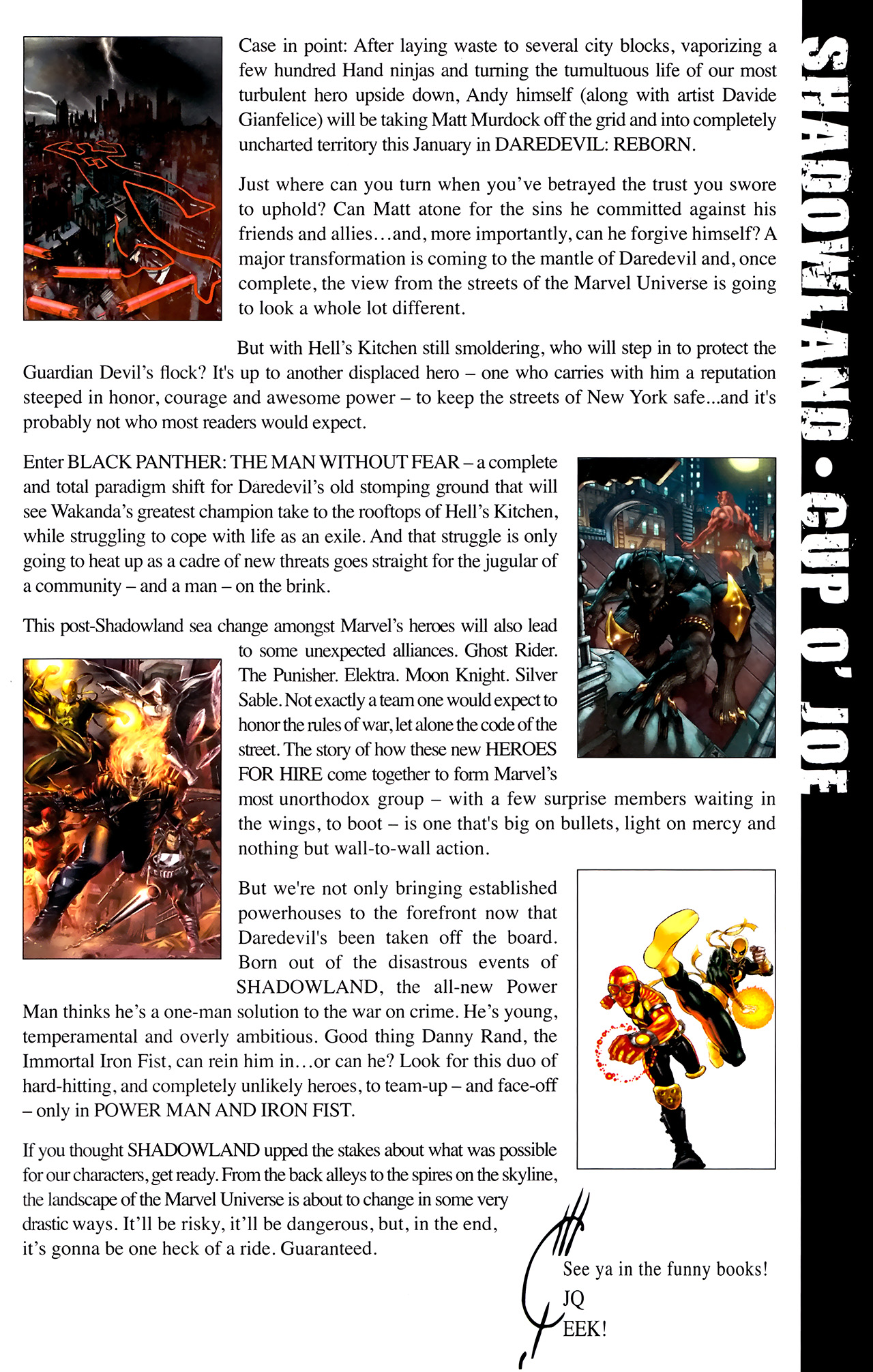 Read online Shadowland comic -  Issue #5 - 36