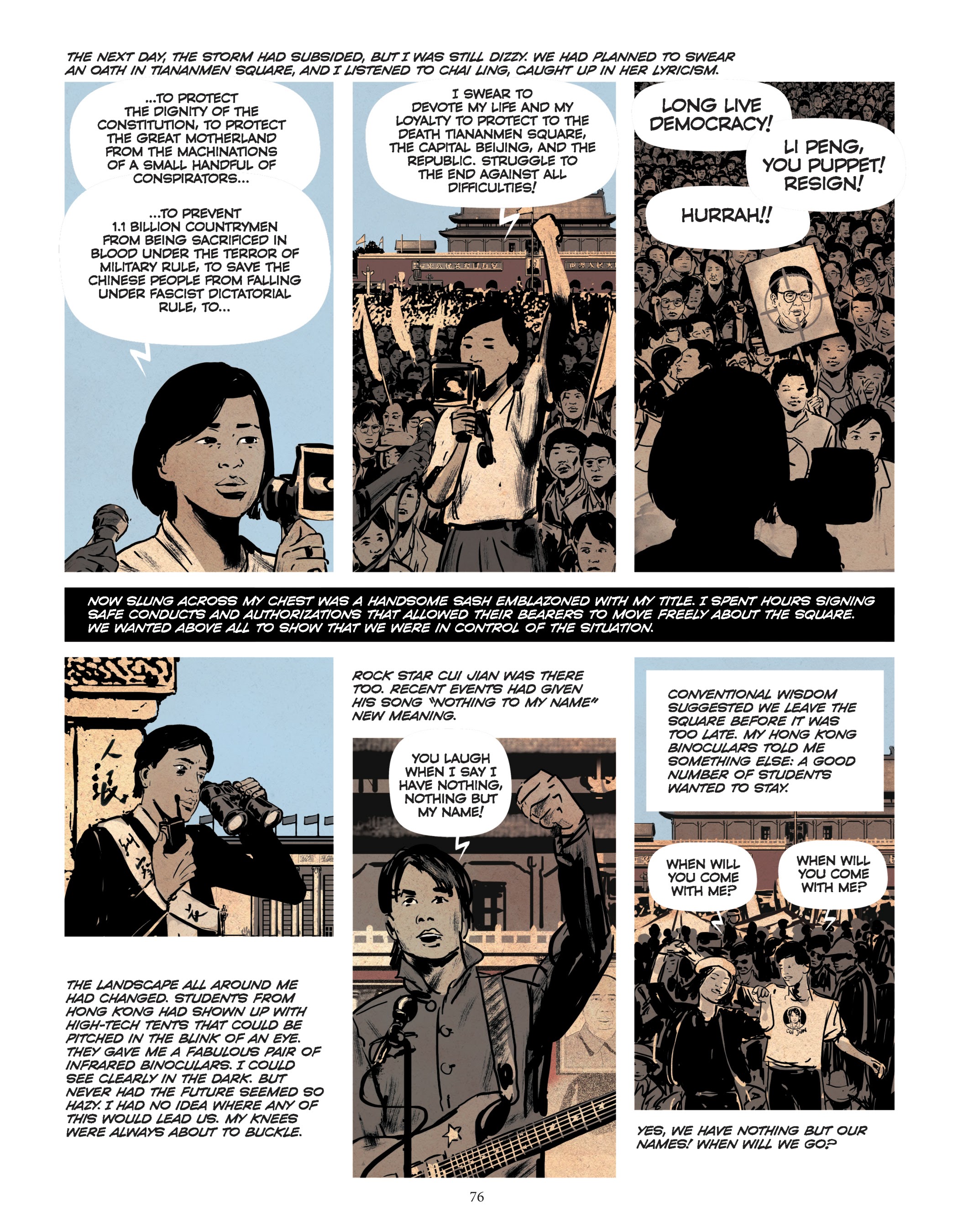 Read online Tiananmen 1989: Our Shattered Hopes comic -  Issue # TPB - 79