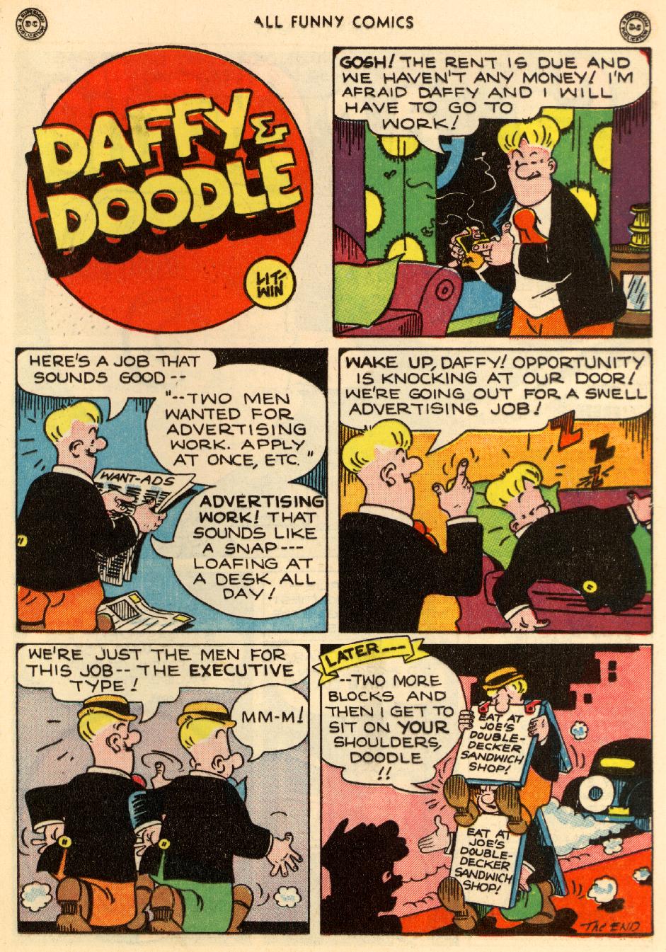 Read online All Funny Comics comic -  Issue #10 - 31