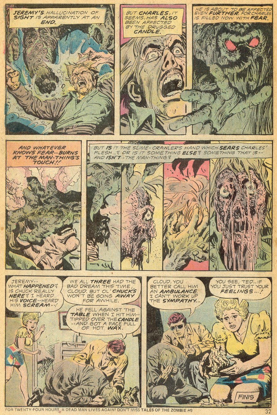 Read online Man-Thing (1974) comic -  Issue #15 - 21