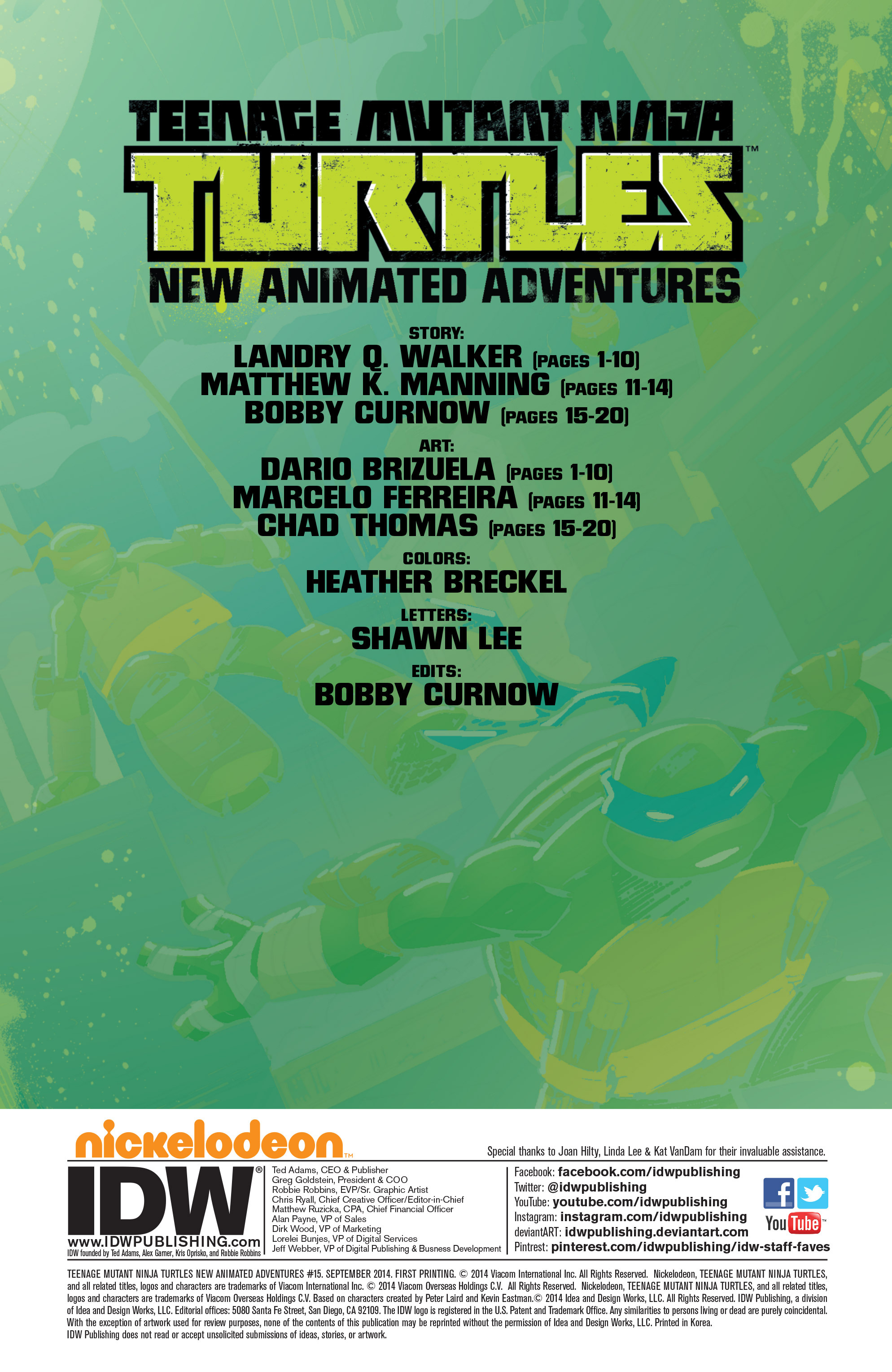 Read online Teenage Mutant Ninja Turtles New Animated Adventures comic -  Issue #15 - 2