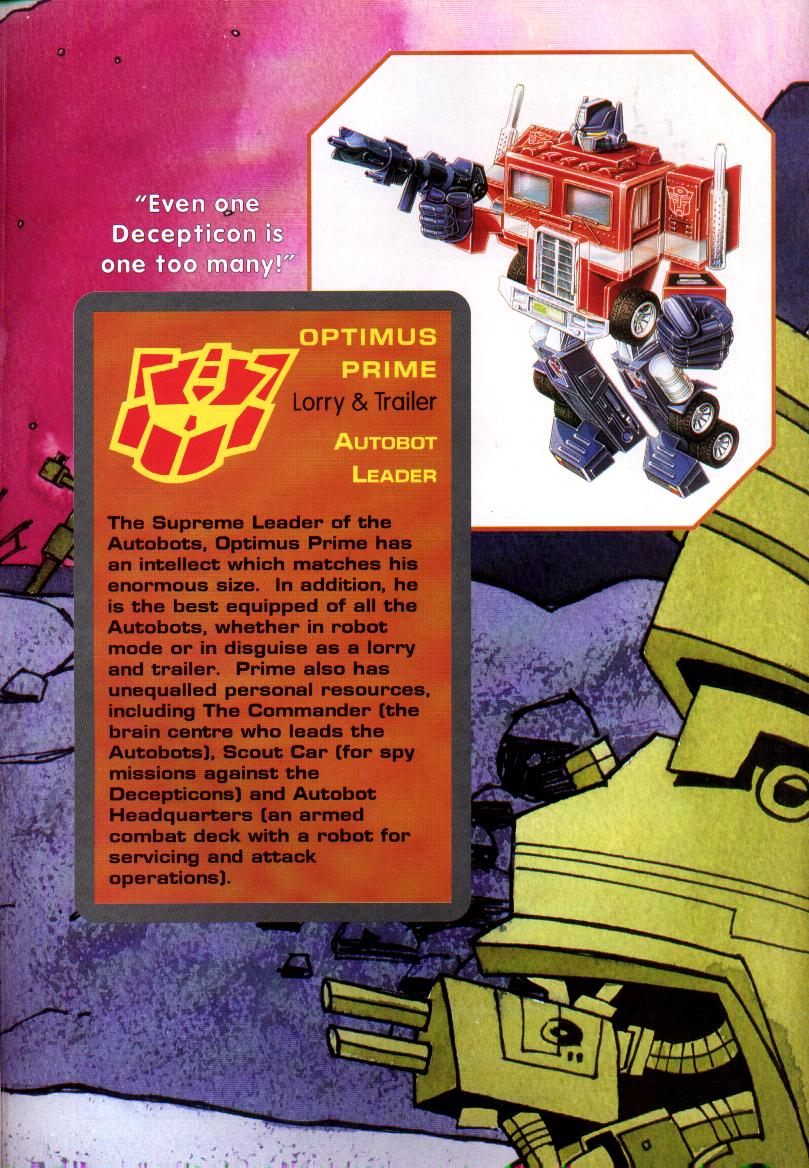 Read online Transformers Generation 2 (1994) comic Issue 1