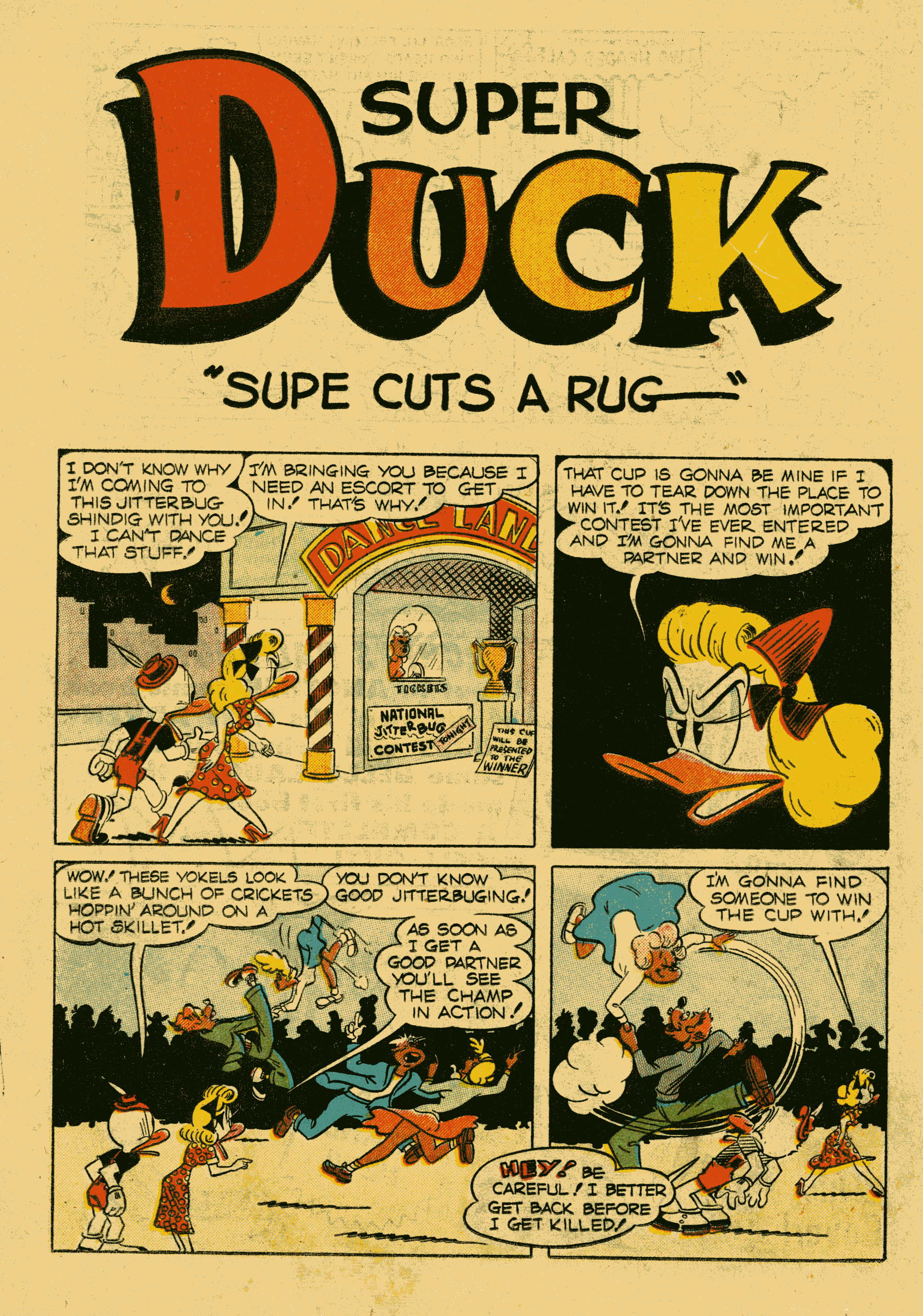Read online Super Duck Comics comic -  Issue #34 - 36