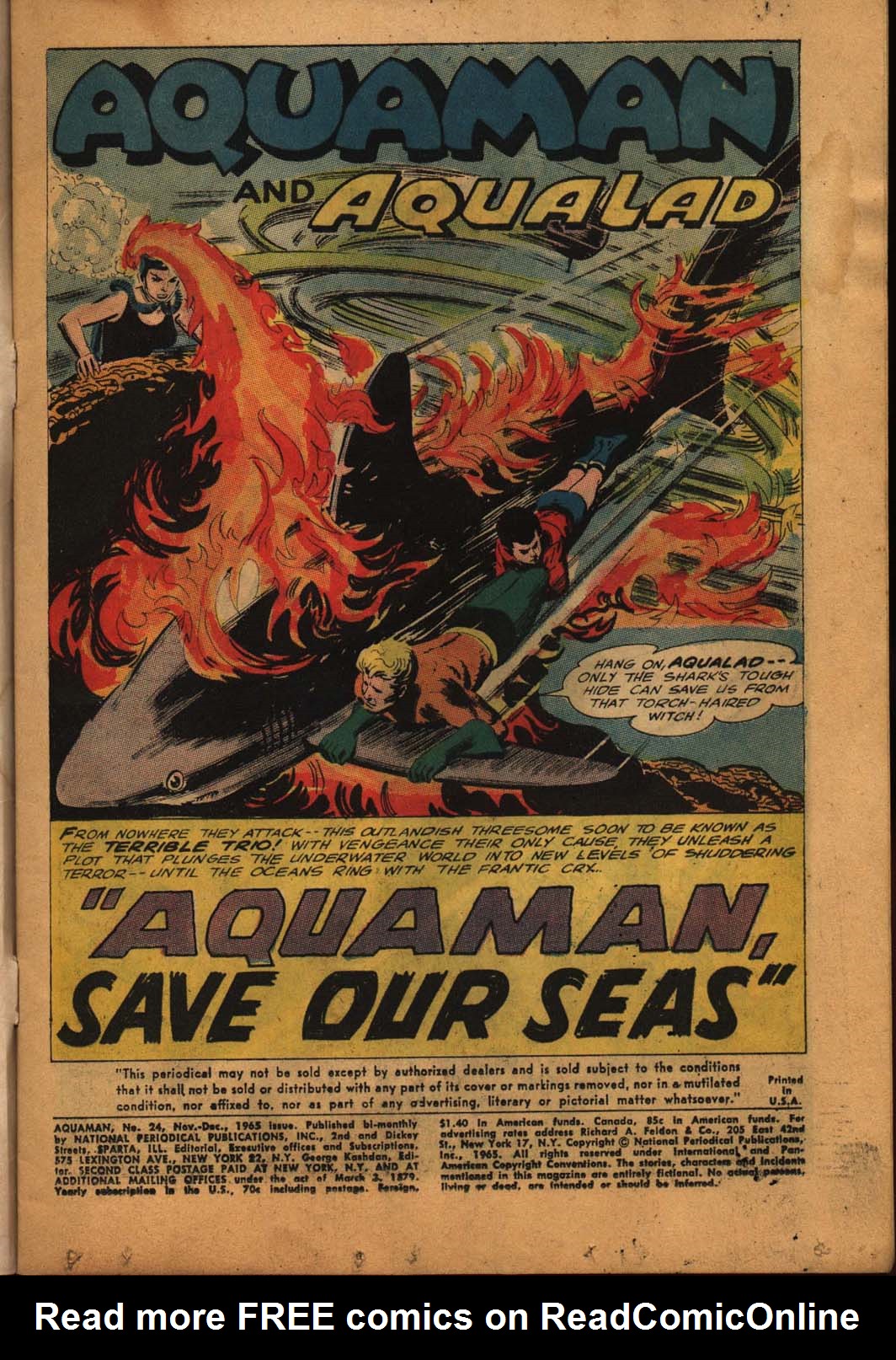 Read online Aquaman (1962) comic -  Issue #24 - 3