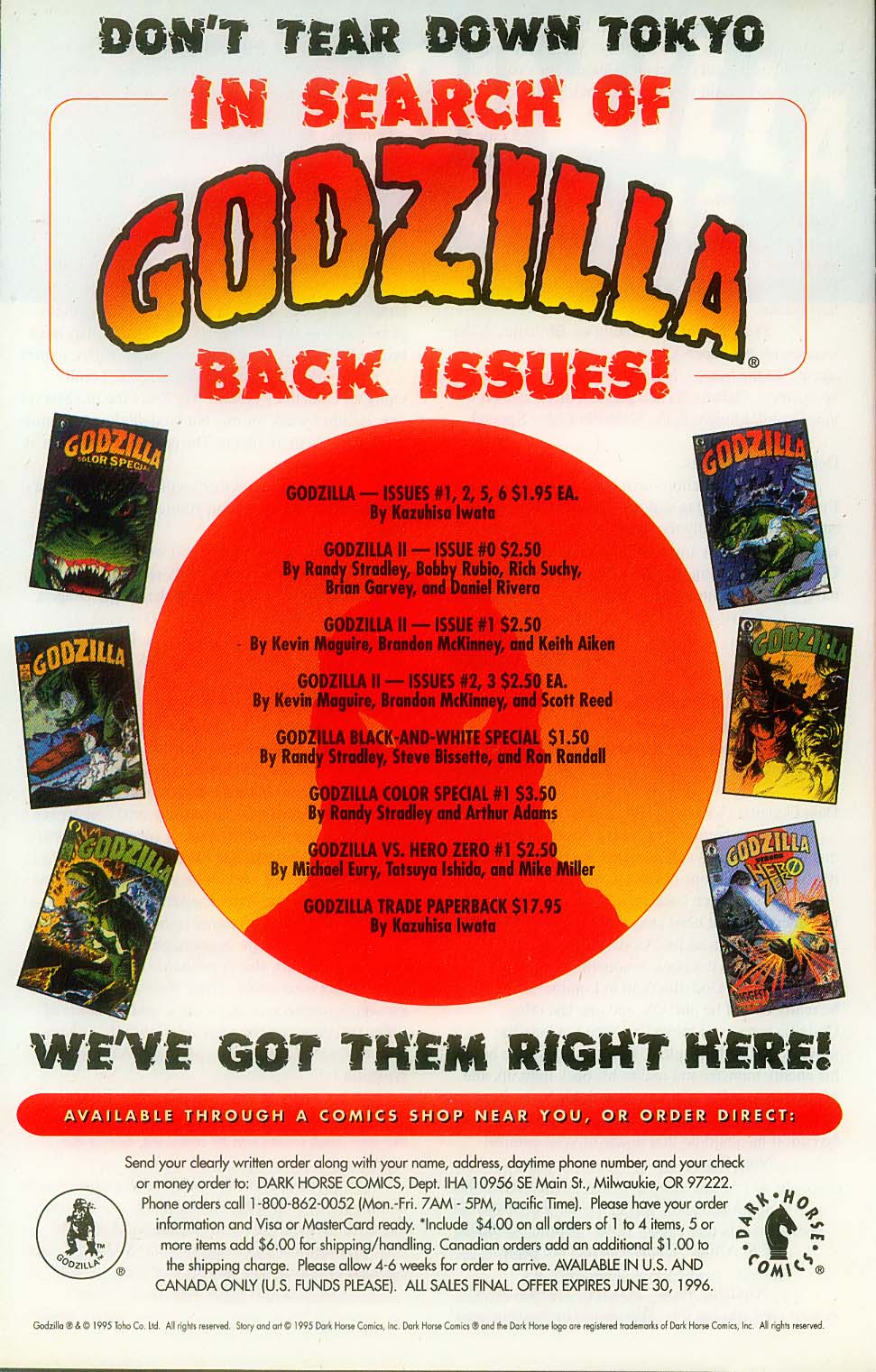 Read online Godzilla (1995) comic -  Issue #10 - 30