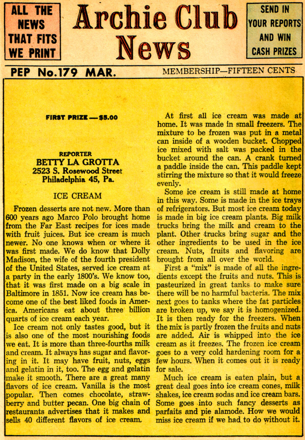 Read online Pep Comics comic -  Issue #179 - 10