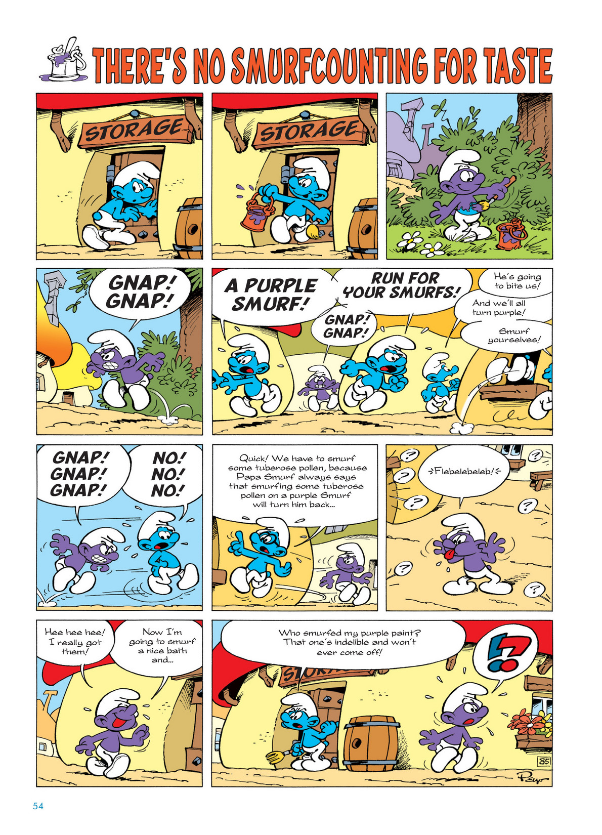 Read online The Smurfs comic -  Issue #10 - 55