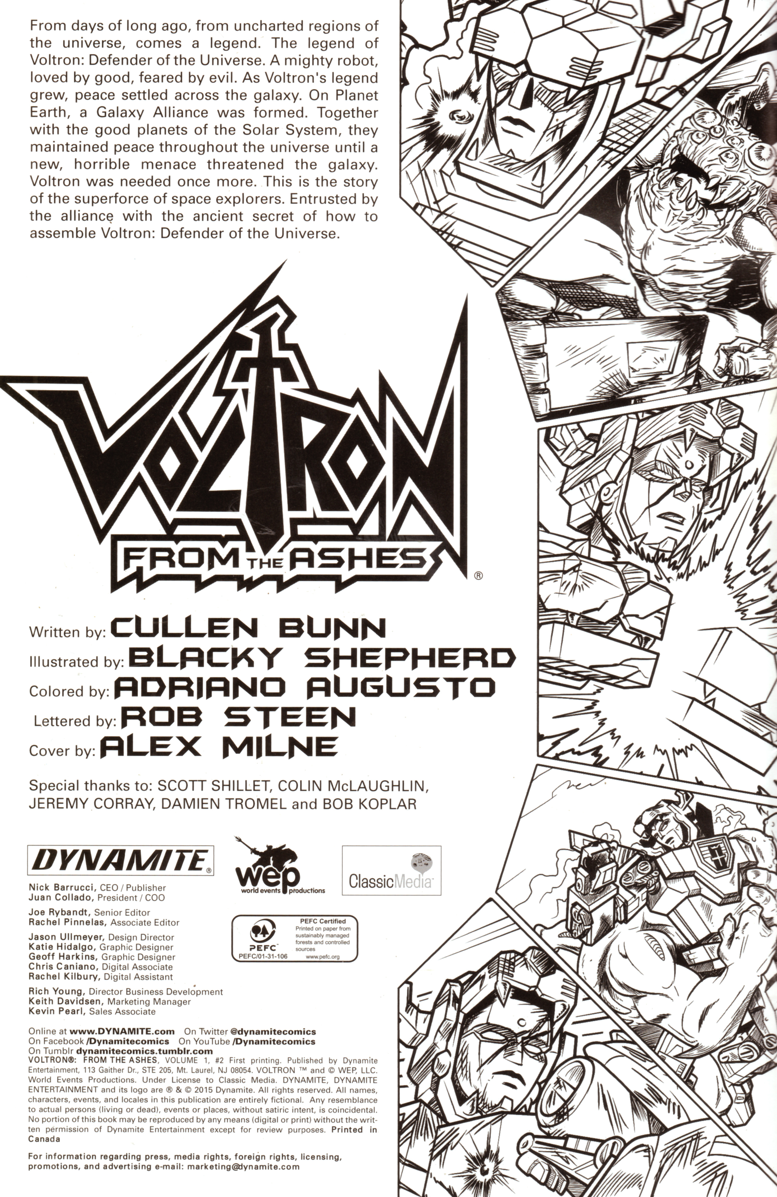 Read online Voltron: From the Ashes comic -  Issue #2 - 2