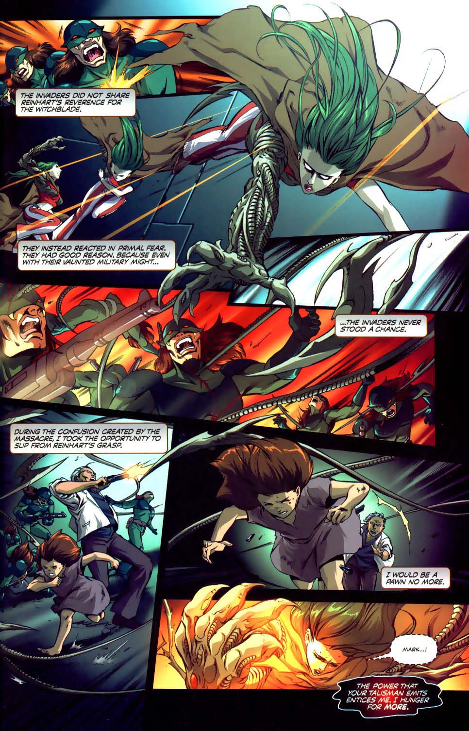 Read online Battle of the Planets/Witchblade comic -  Issue # Full - 31