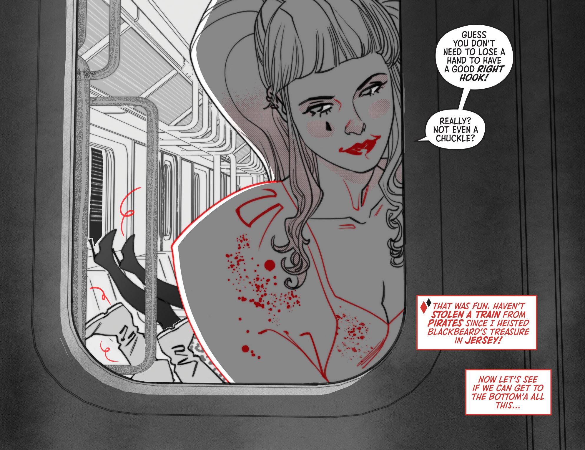 Read online Harley Quinn Black   White   Red comic -  Issue #8 - 11