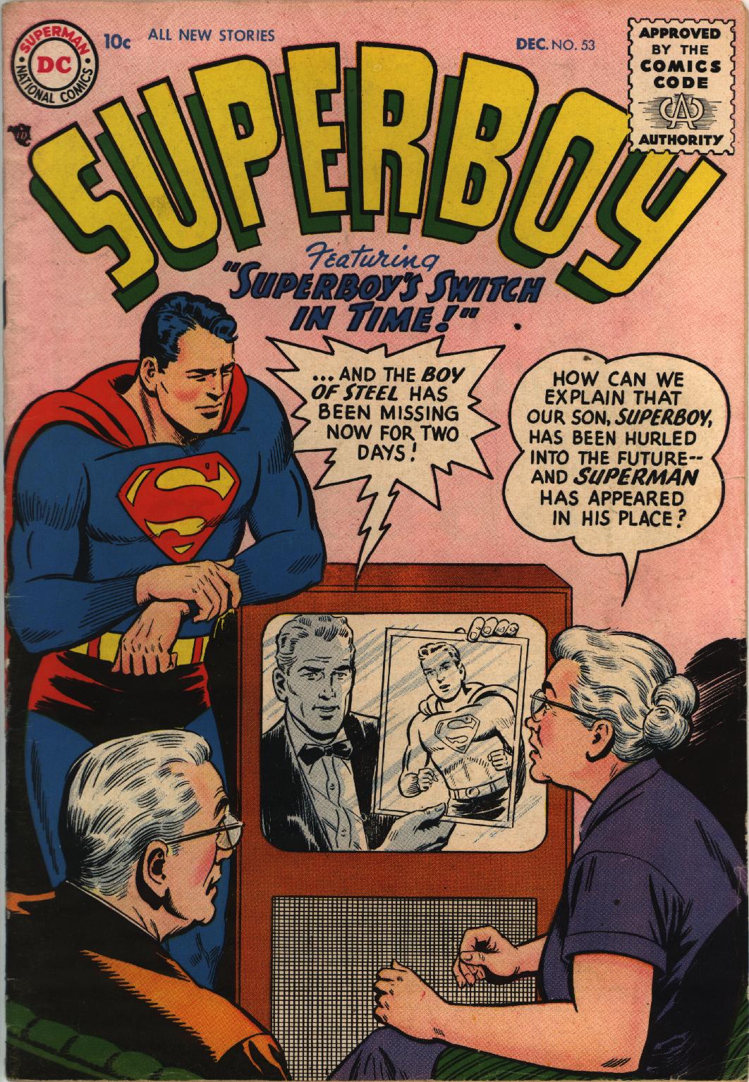 Read online Superboy (1949) comic -  Issue #53 - 1