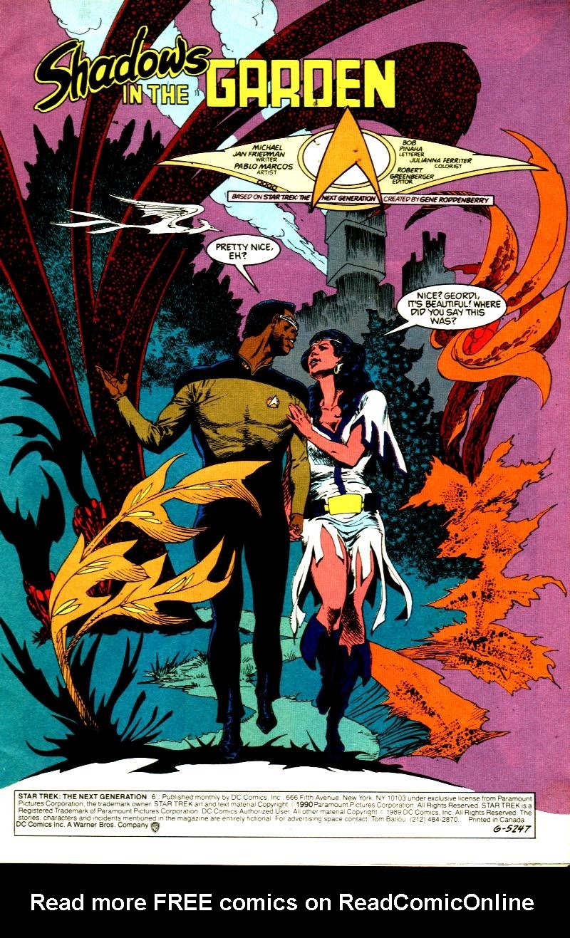 Read online Star Trek: The Next Generation (1989) comic -  Issue #6 - 2