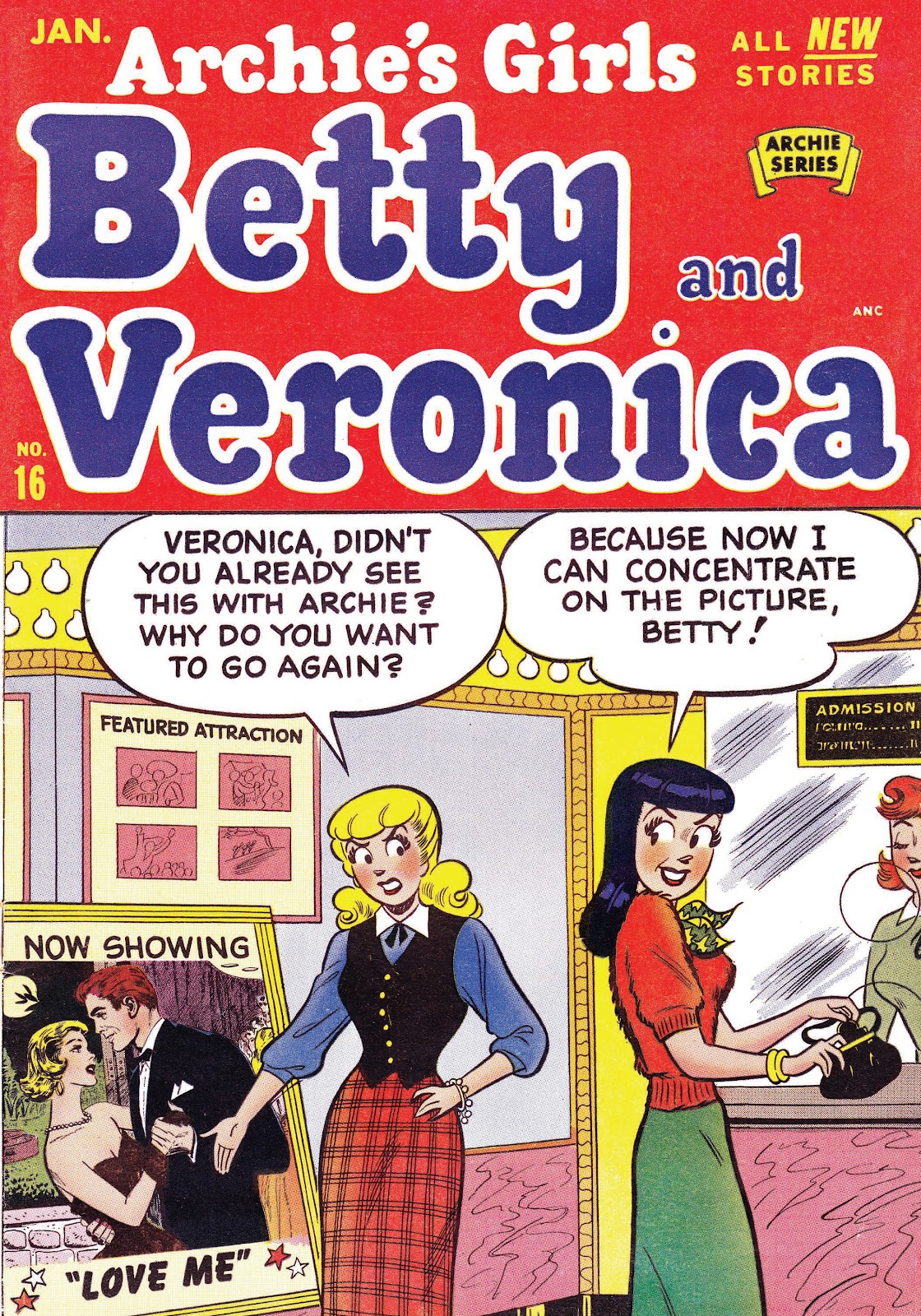 Archie's Girls Betty and Veronica issue 16 - Page 1