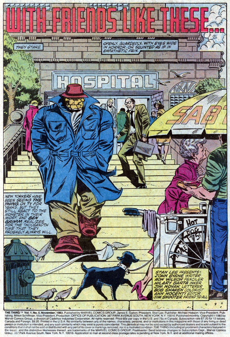 Read online The Thing comic -  Issue #5 - 2