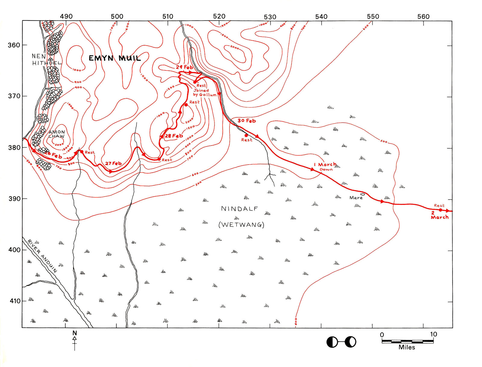 Read online Journeys of Frodo An Atlas of J.R.R. Tolkien's The Lord of