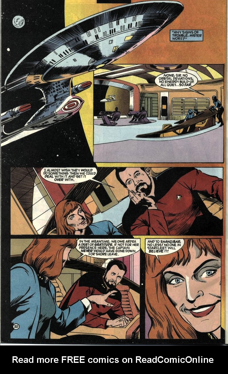 Read online Star Trek: The Next Generation (1989) comic -  Issue #36 - 21
