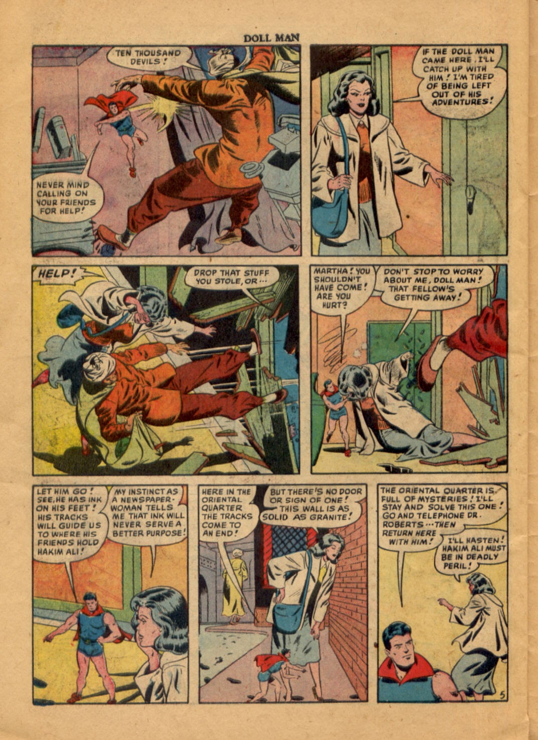 Read online Doll Man comic -  Issue #25 - 28