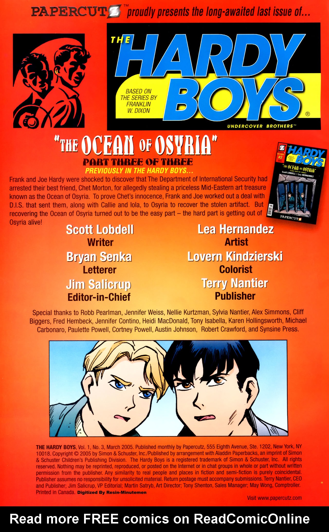 Read online The Hardy Boys comic -  Issue #3 - 2