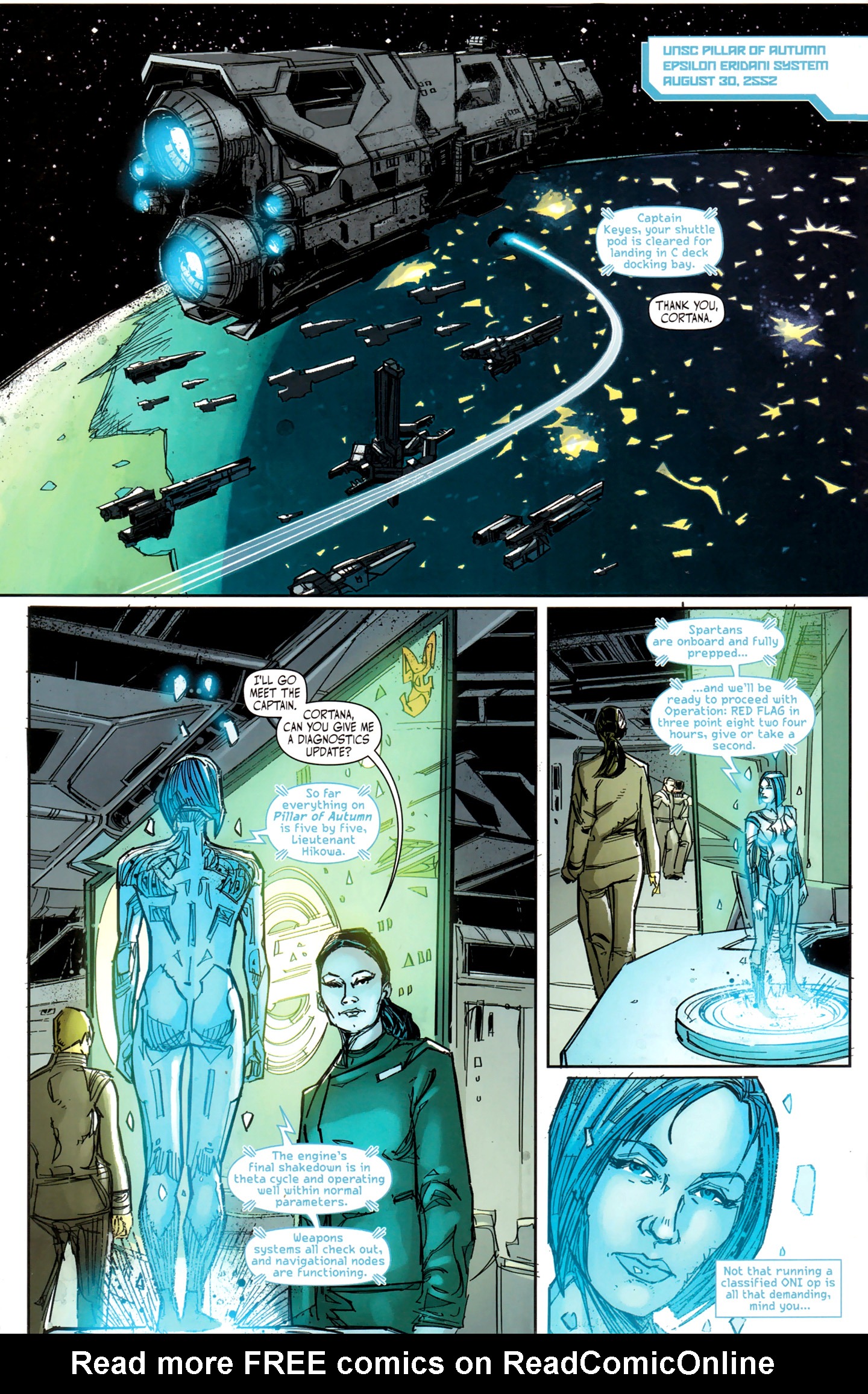 Read online Halo: Fall Of Reach - Invasion comic -  Issue #2 - 10