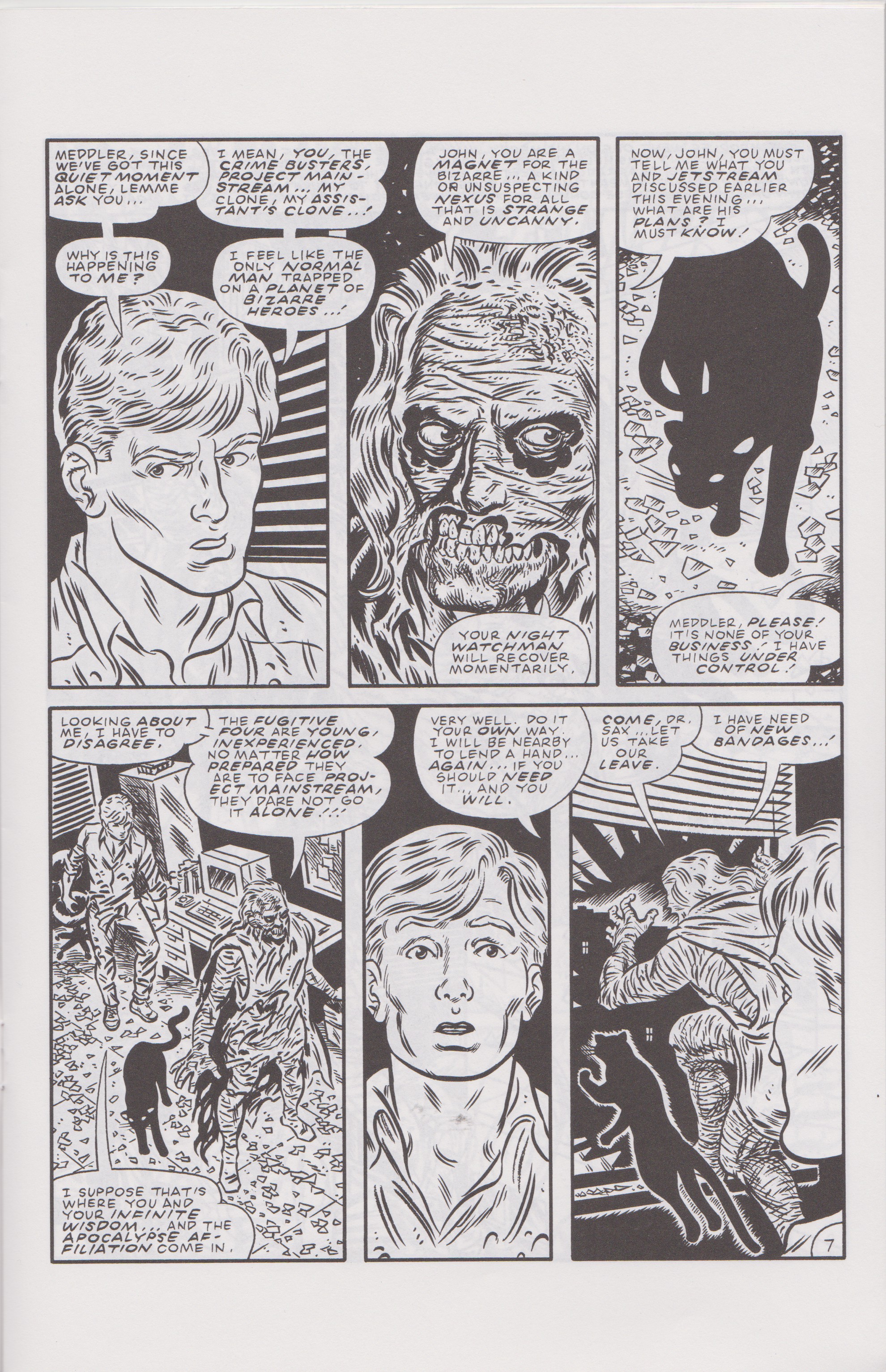 Read online Don Simpson's Bizarre Heroes comic -  Issue #8 - 9