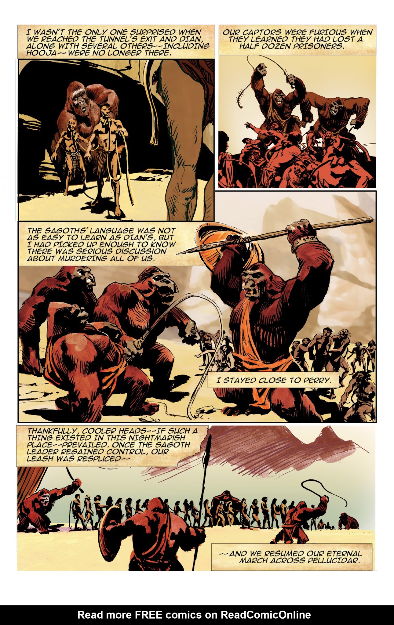 Read online Edgar Rice Burroughs' At the Earth's Core comic -  Issue # TPB - 39