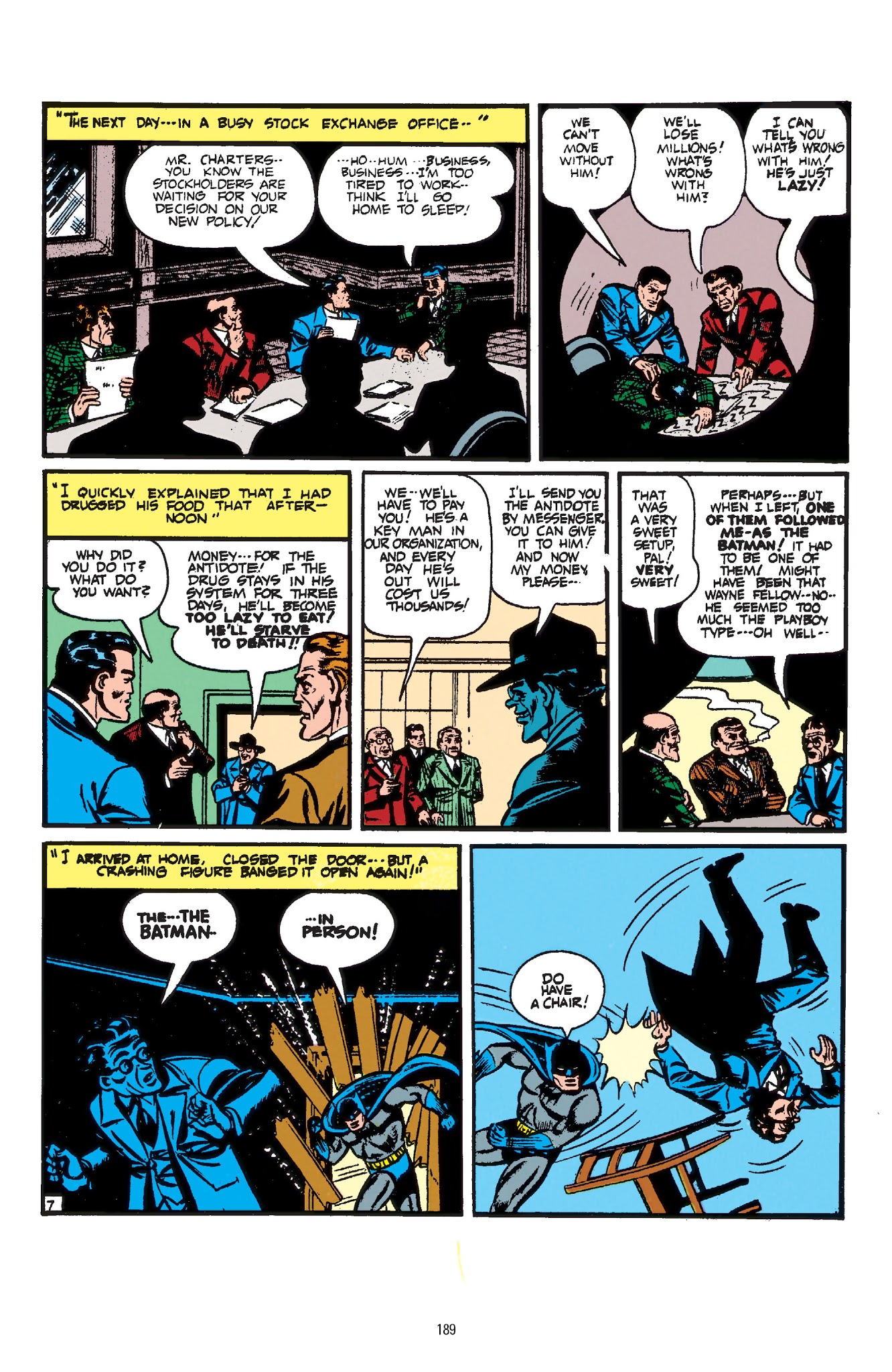 Read online Batman: The Golden Age Omnibus comic -  Issue # TPB 3 - 189