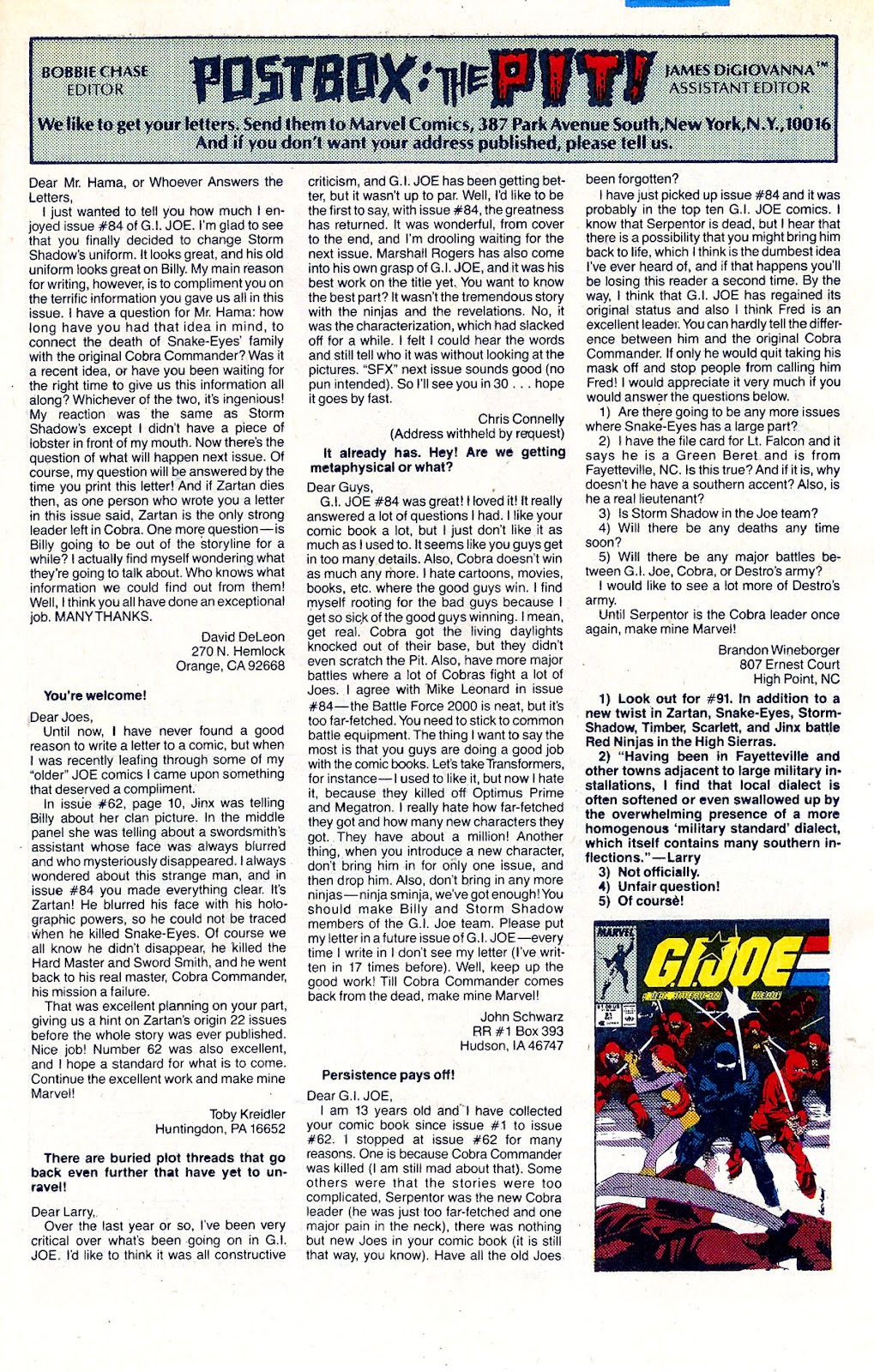 G.I. Joe: A Real American Hero issue 90 - Page 24