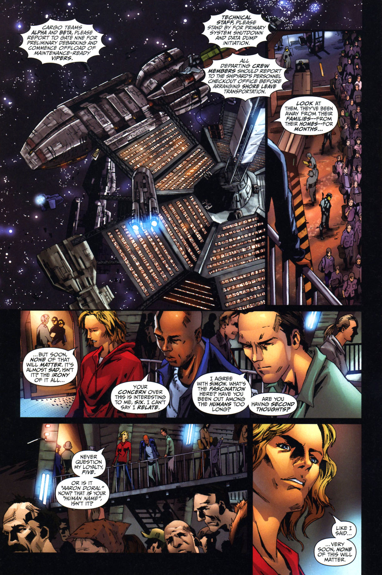 Read online Battlestar Galactica: Pegasus comic -  Issue # Full - 4