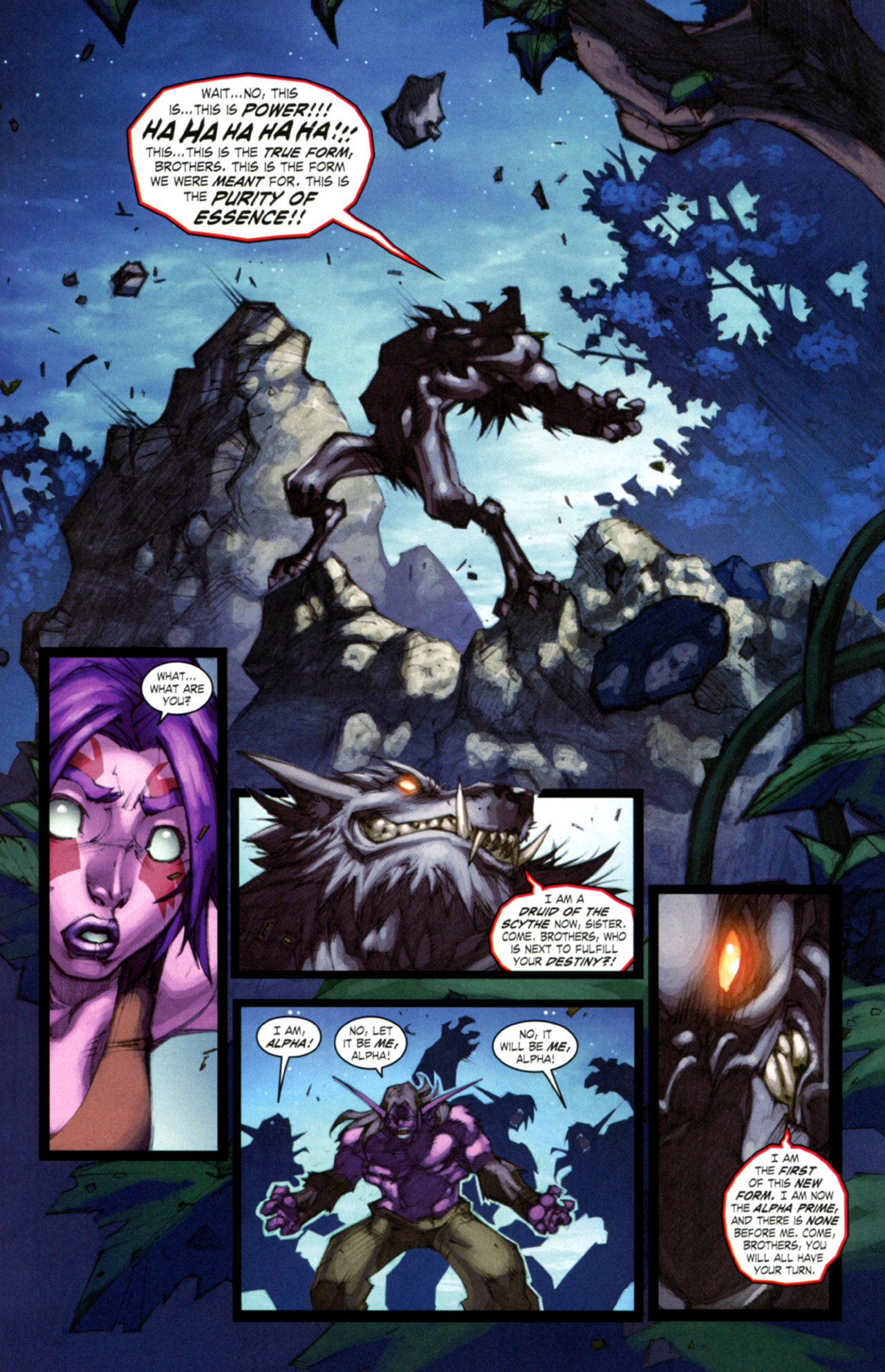 Read online World of Warcraft: Curse of the Worgen comic -  Issue #3 - 13