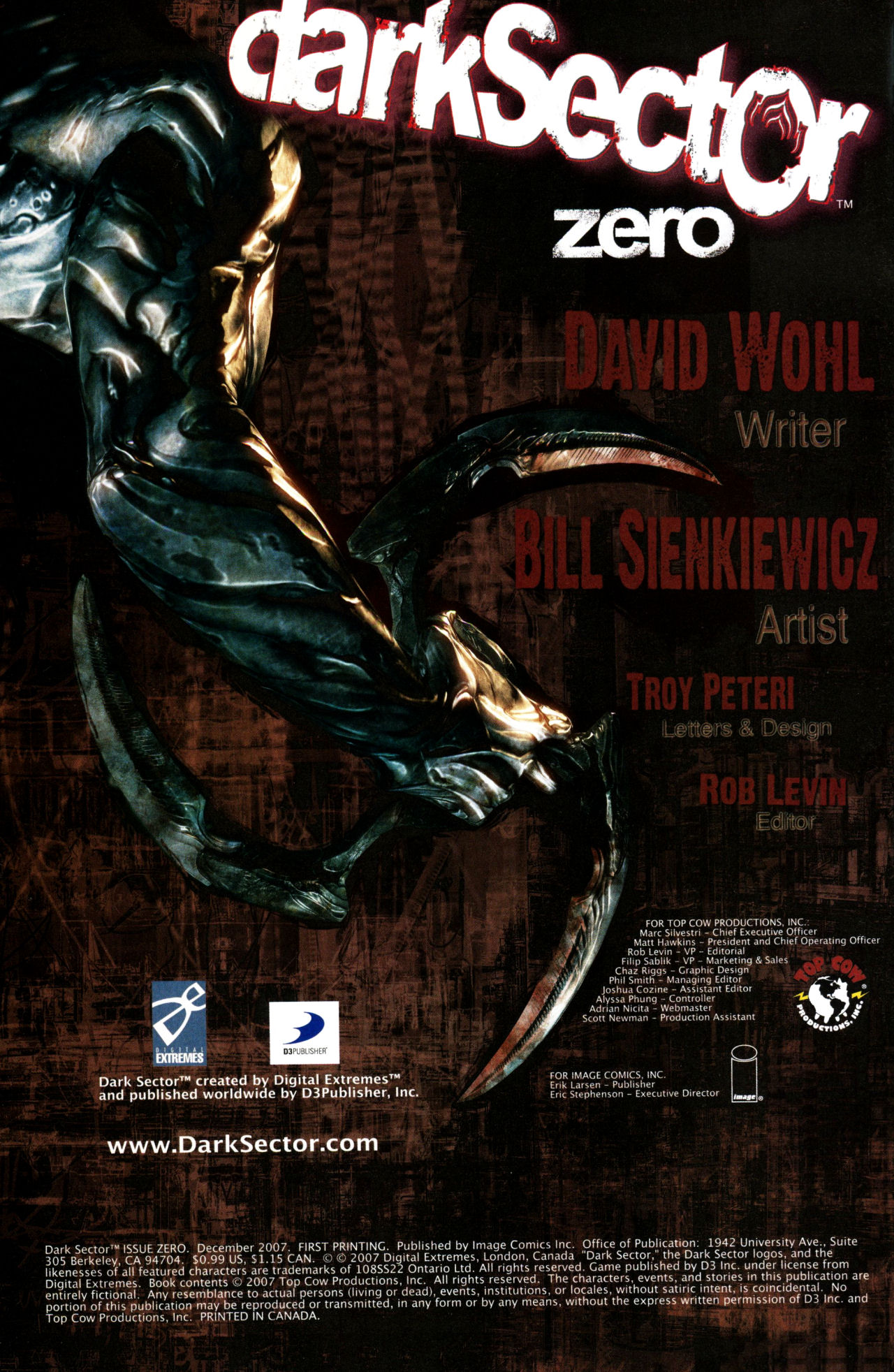 Read online Dark Sector comic -  Issue # Full - 2