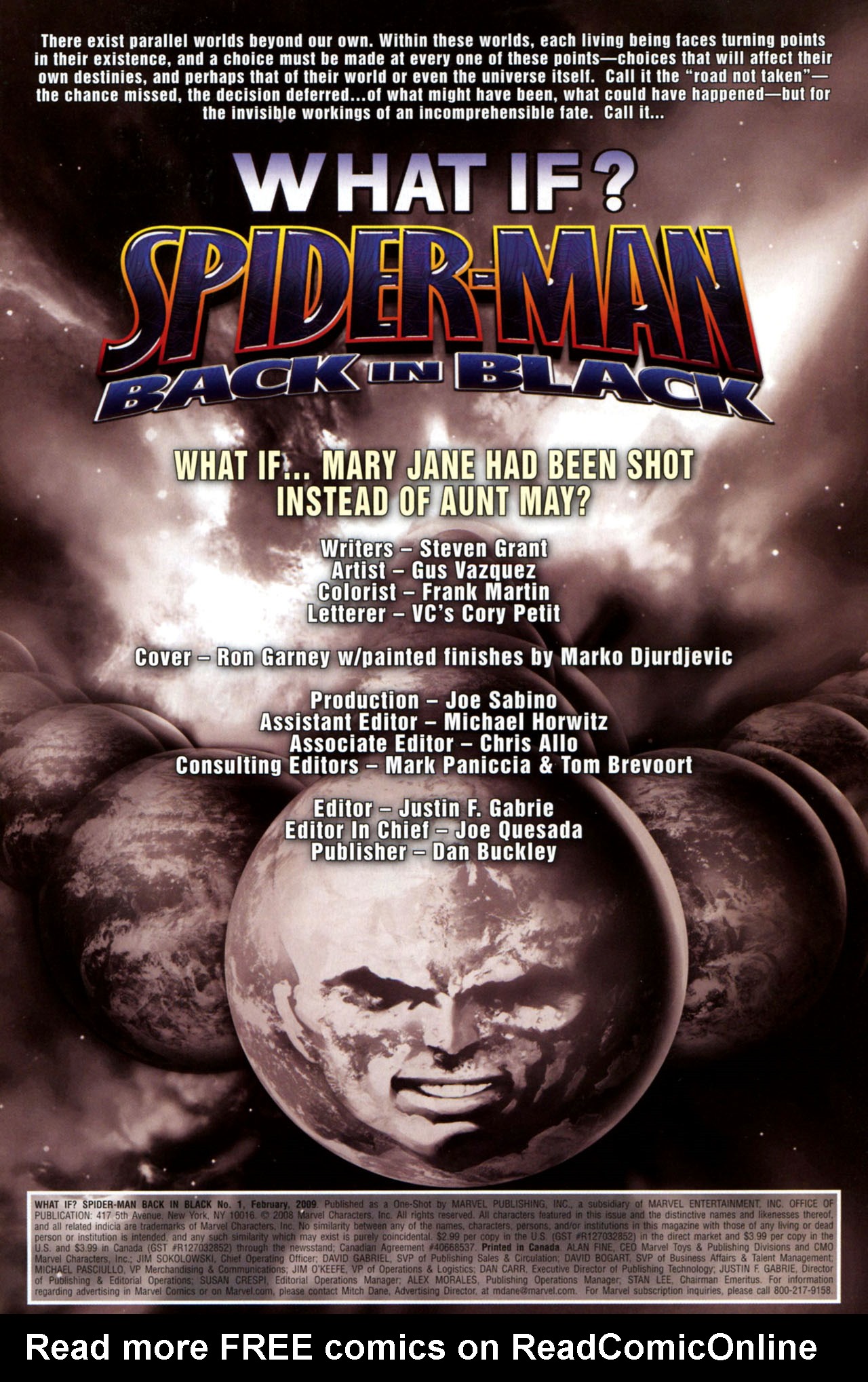 Read online What If? Spider-Man Back in Black comic -  Issue # Full - 2