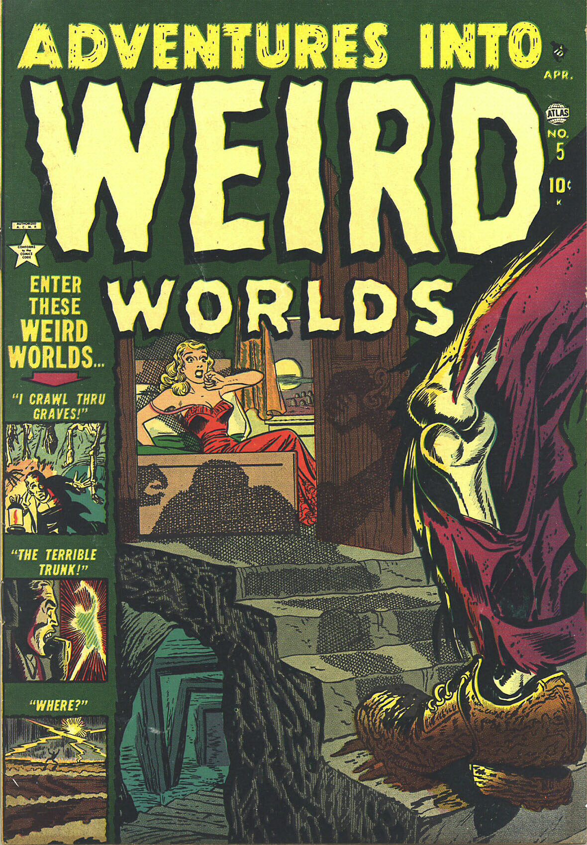 Read online Adventures into Weird Worlds comic -  Issue #5 - 1