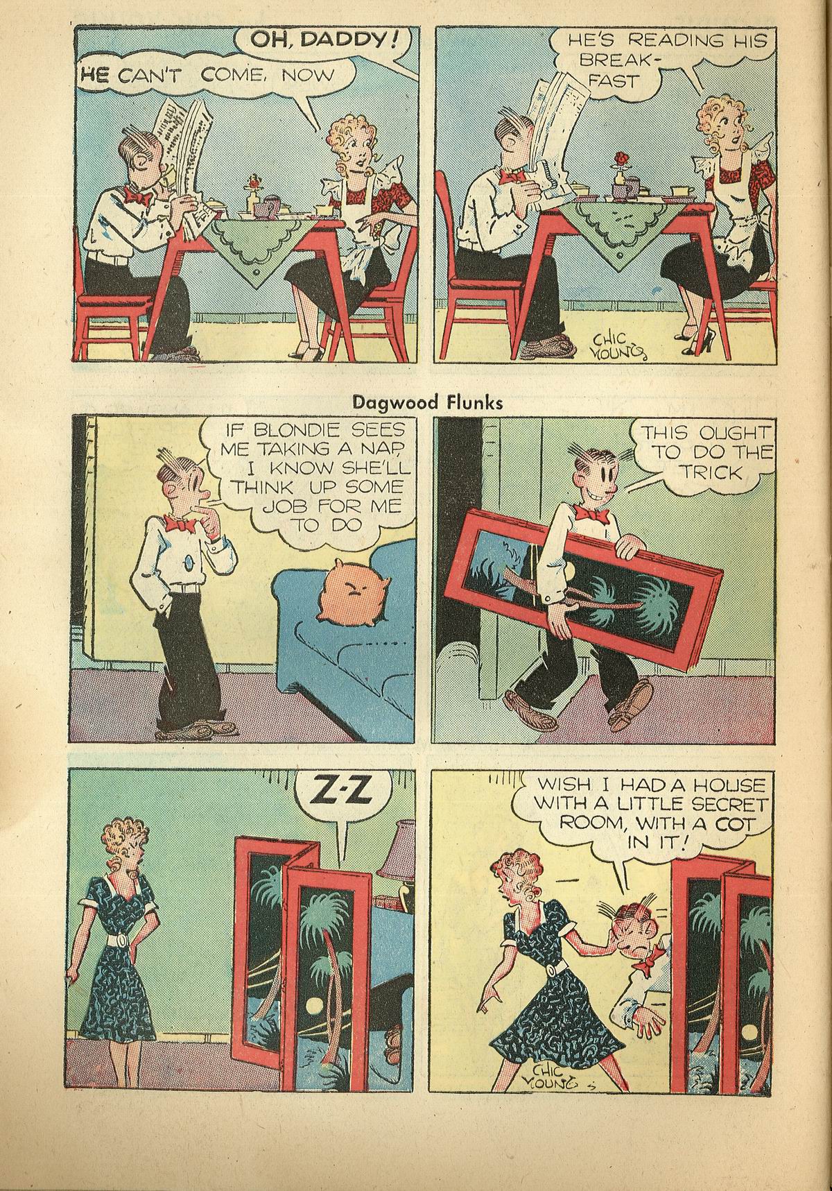 Read online Blondie Comics (1947) comic -  Issue #14 - 34