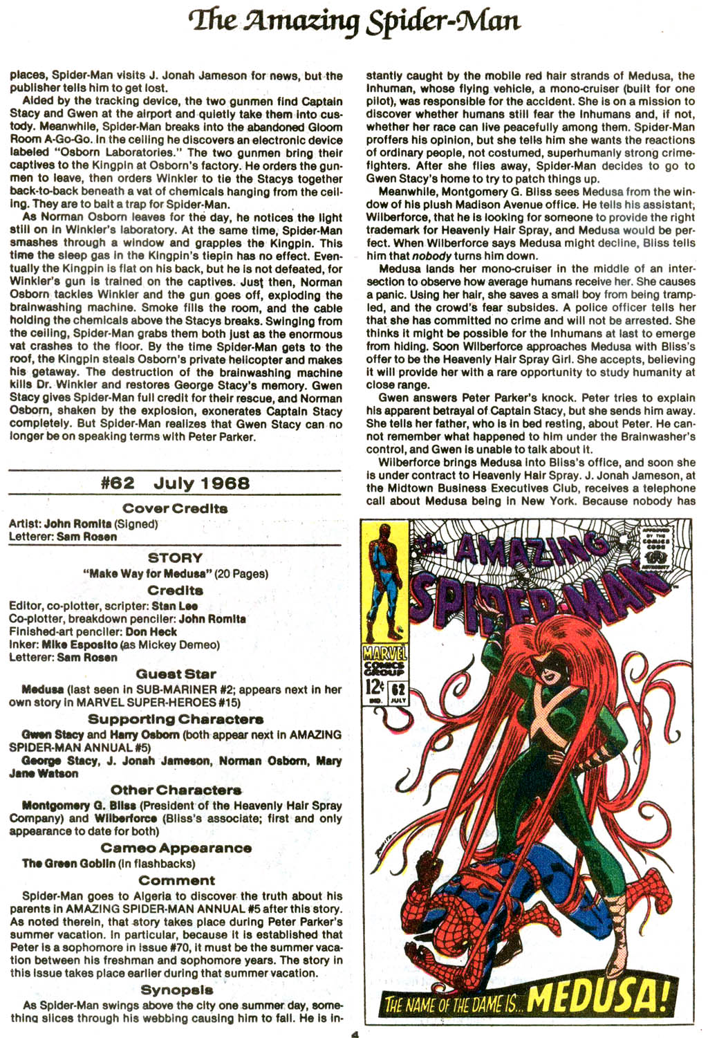 Read online The Official Marvel Index to The Amazing Spider-Man comic -  Issue #3 - 6