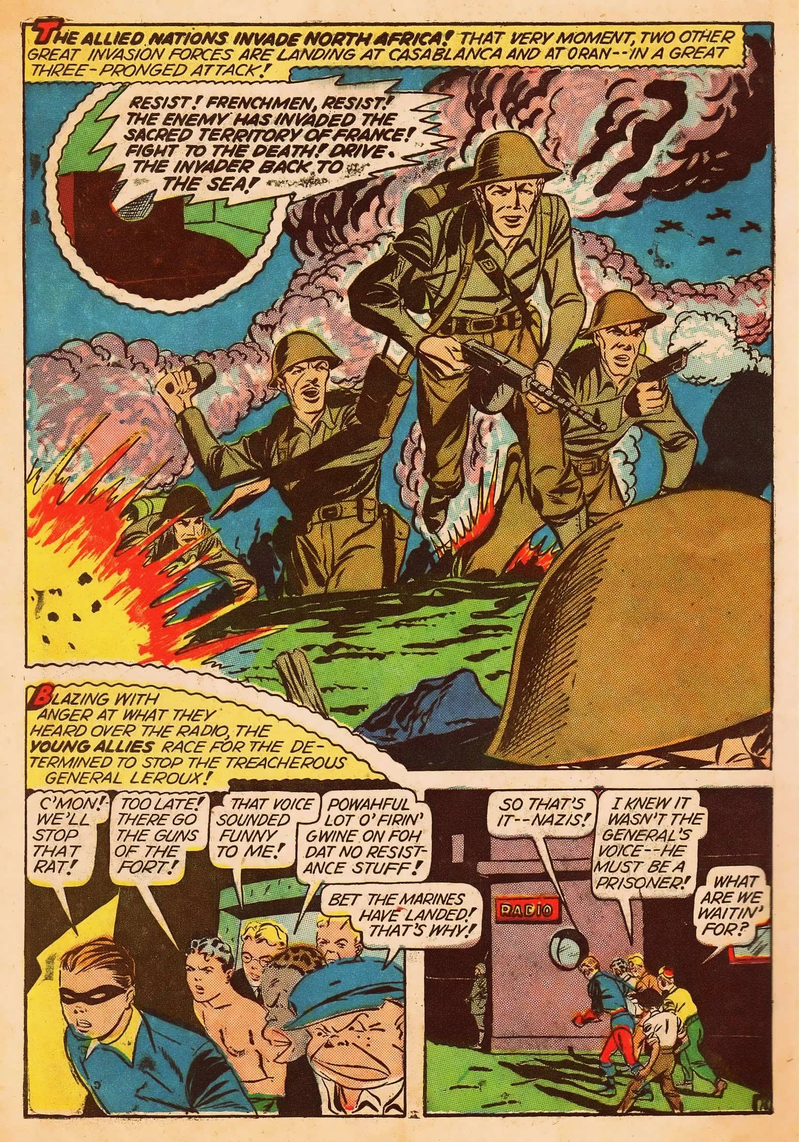 Read online Young Allies Comics comic -  Issue #8 - 17