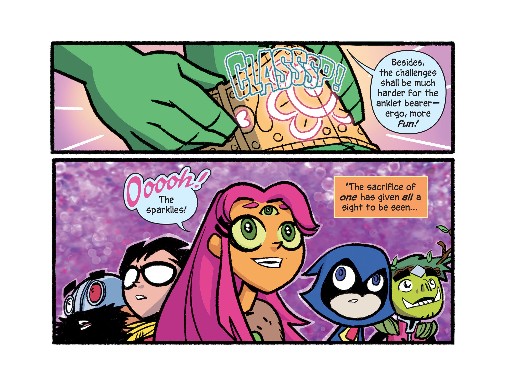 Read online Teen Titans Go! Roll With It! comic -  Issue #7 - 9